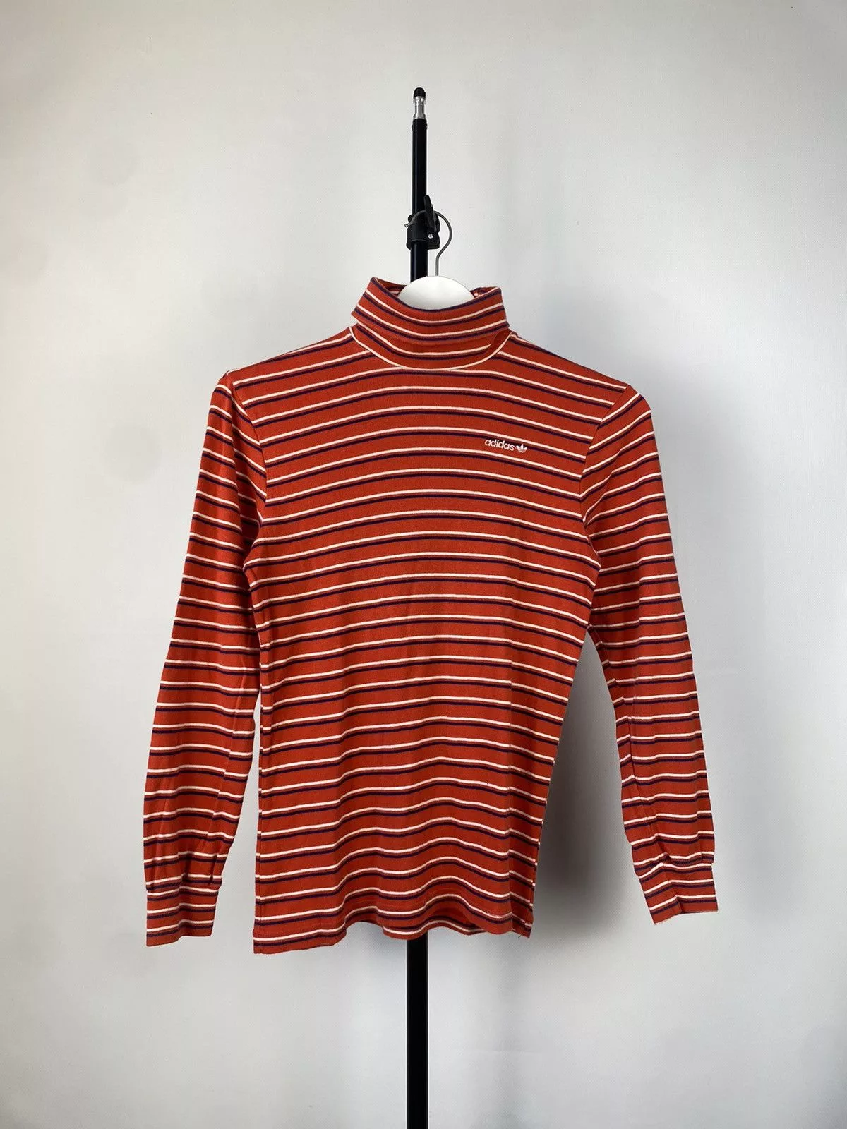 Adidas Long Sleeve T Shirts Adidas × Vintage Rare Adidas Striped Made In West Germany 80s Long Sleeve Red