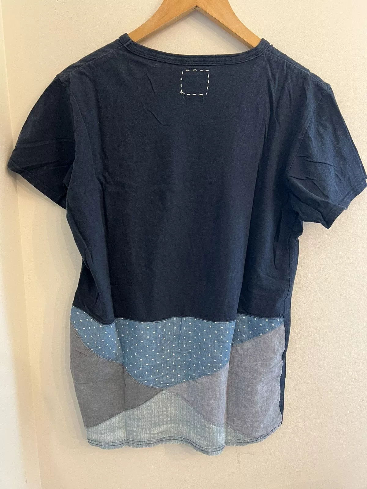 Visvim Short Sleeve T Shirts Visvim Border Tee Blue