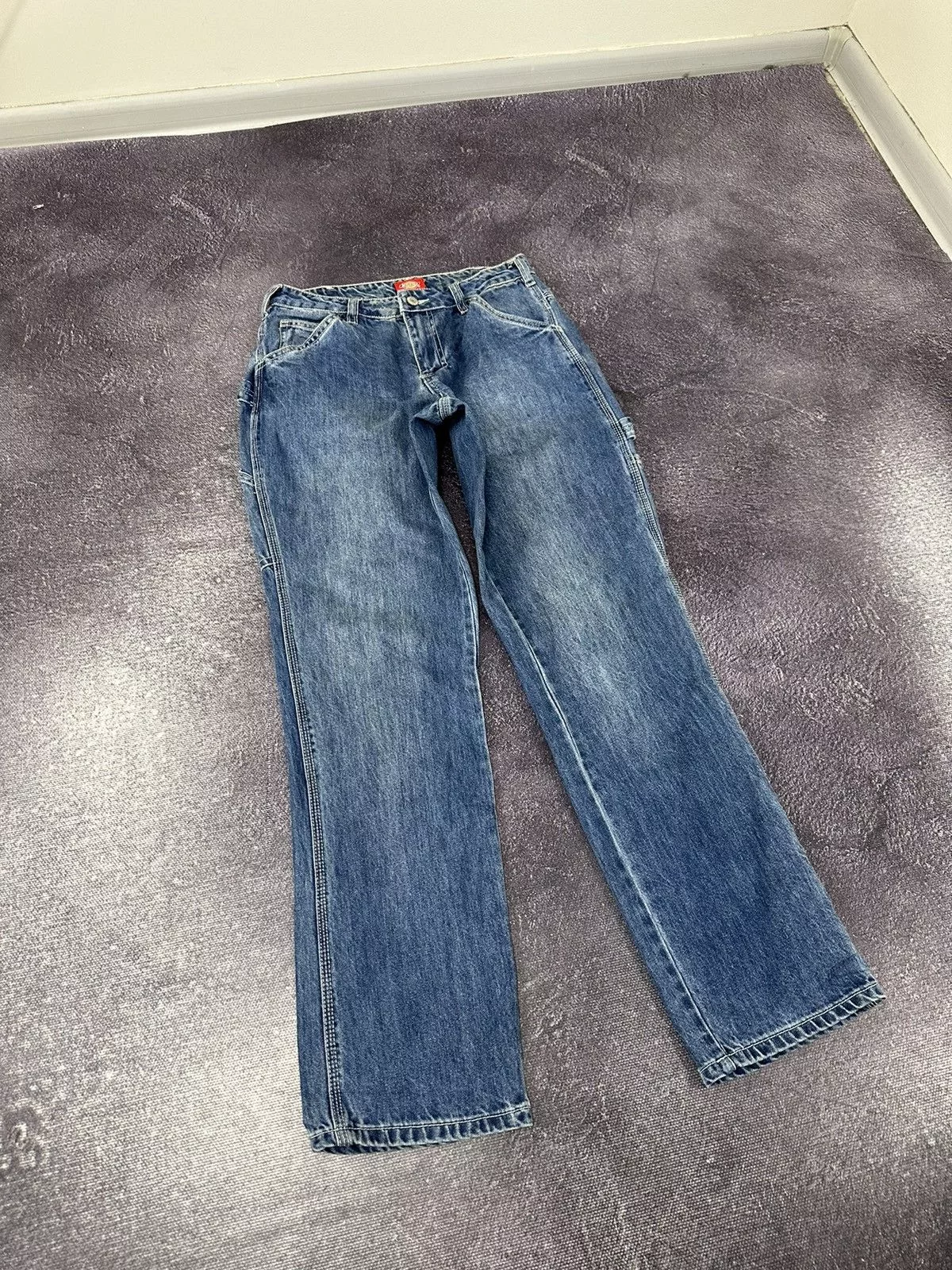 Dickies Denim Vintage Dickies Y2K Blue Work Hype Slim Jeans Streetwear