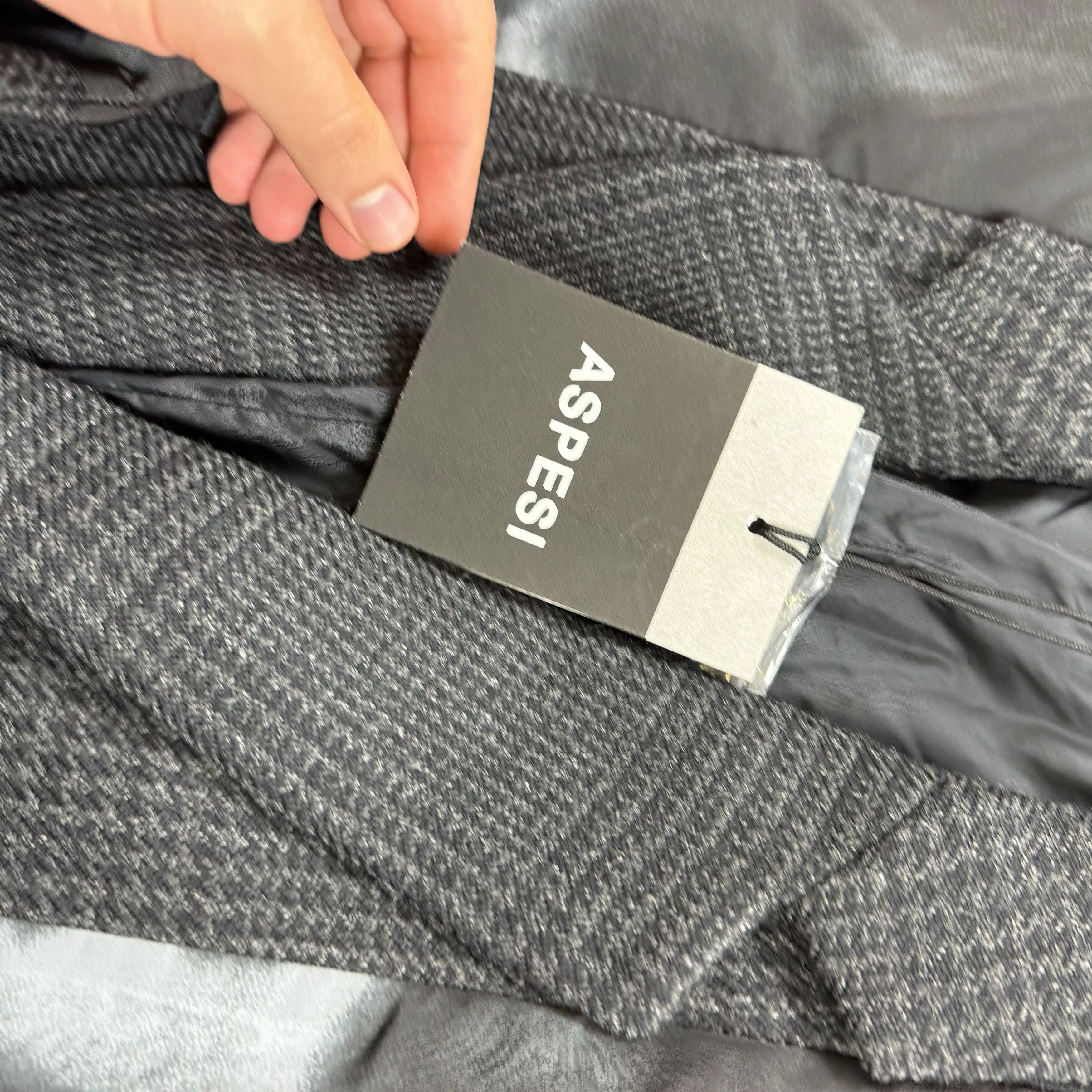 Aspesi Heavy Coats NEW Aspesi Capotto Uomo Black Coat