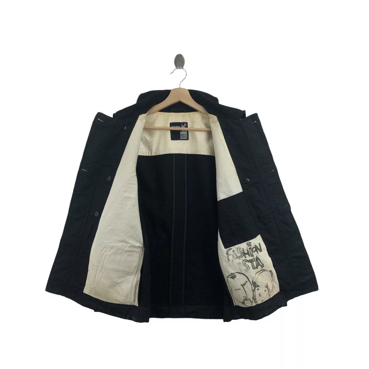 Marithe + Francois Girbaud Heavy Coats Marithe + Francois Girbaud × Vintage Pick!! Vtg MARITHE FRANCOIS GIRBAUD x Le Casual De Wool Coat Black