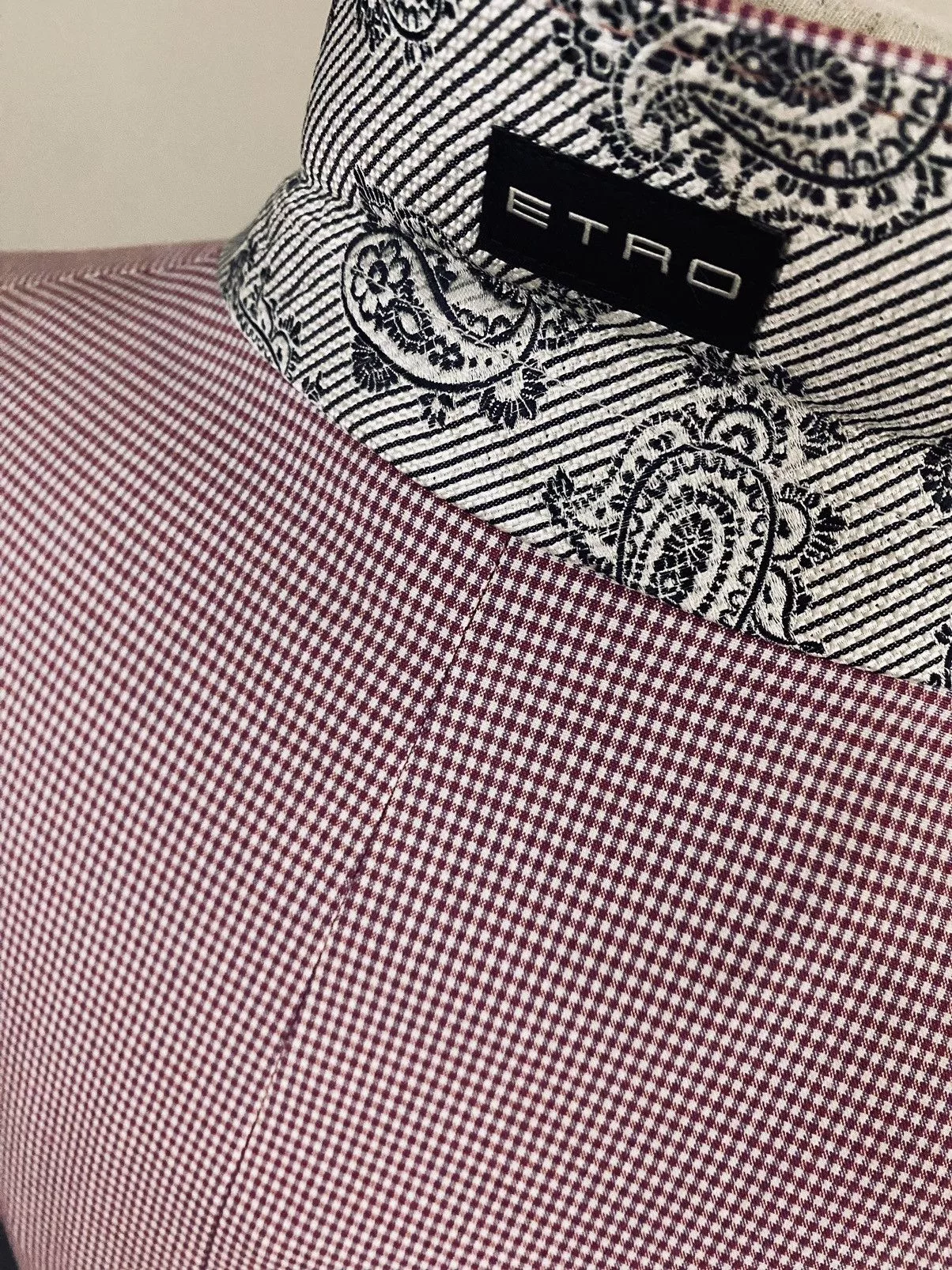 Etro Blazers Etro red check 2 Btn 007 safari leisure jacket nwt Multi