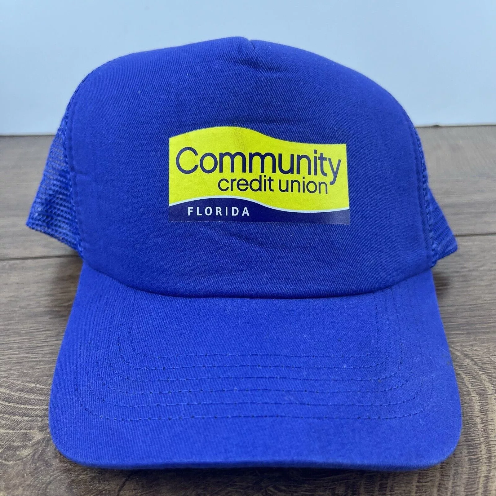 Other Hats Other Community Credit Union Snapback Hat Blue Adjustable Hat Blue