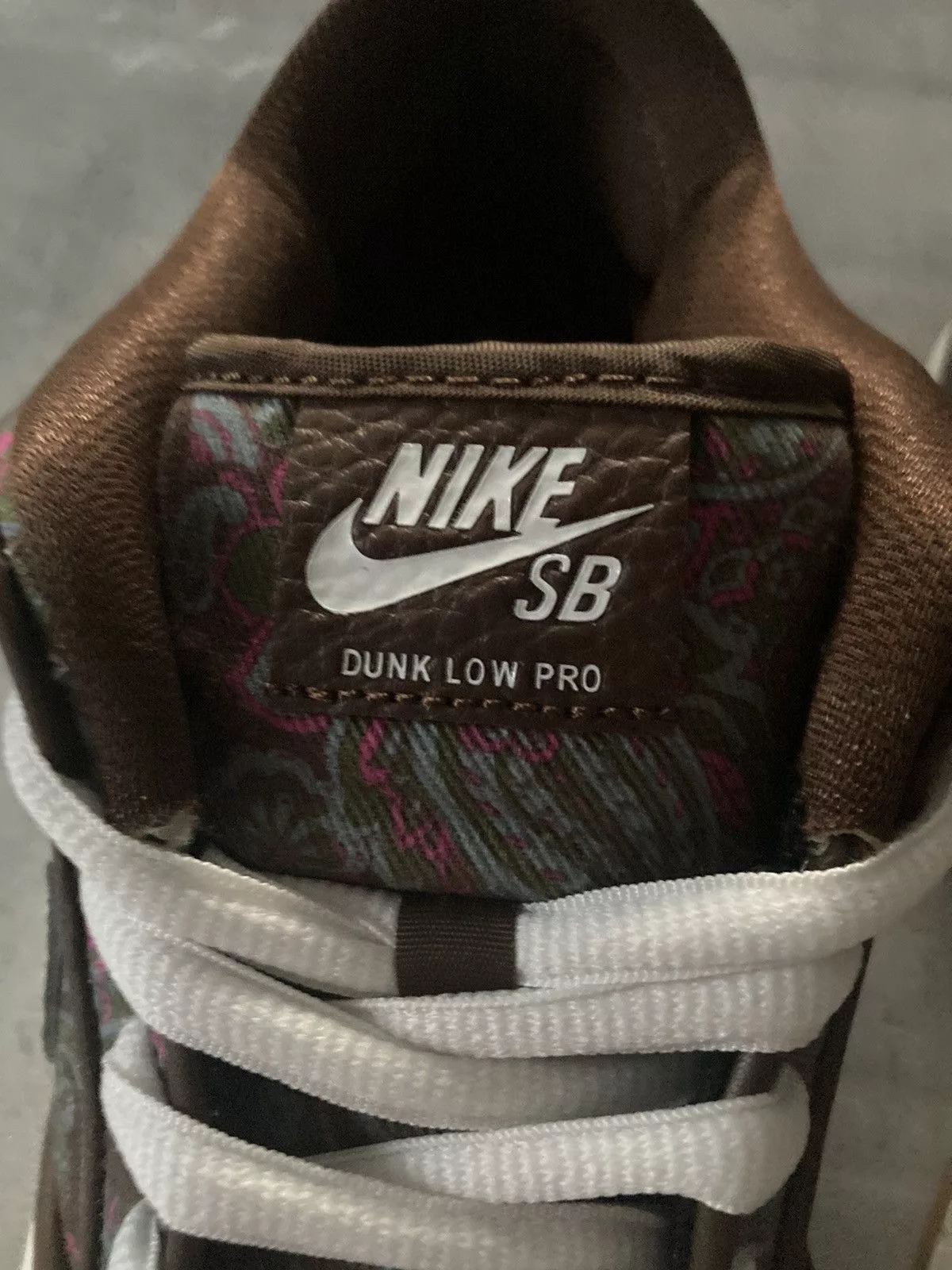 Nike Low Top Sneakers Nike dunk sb Paisley Brown