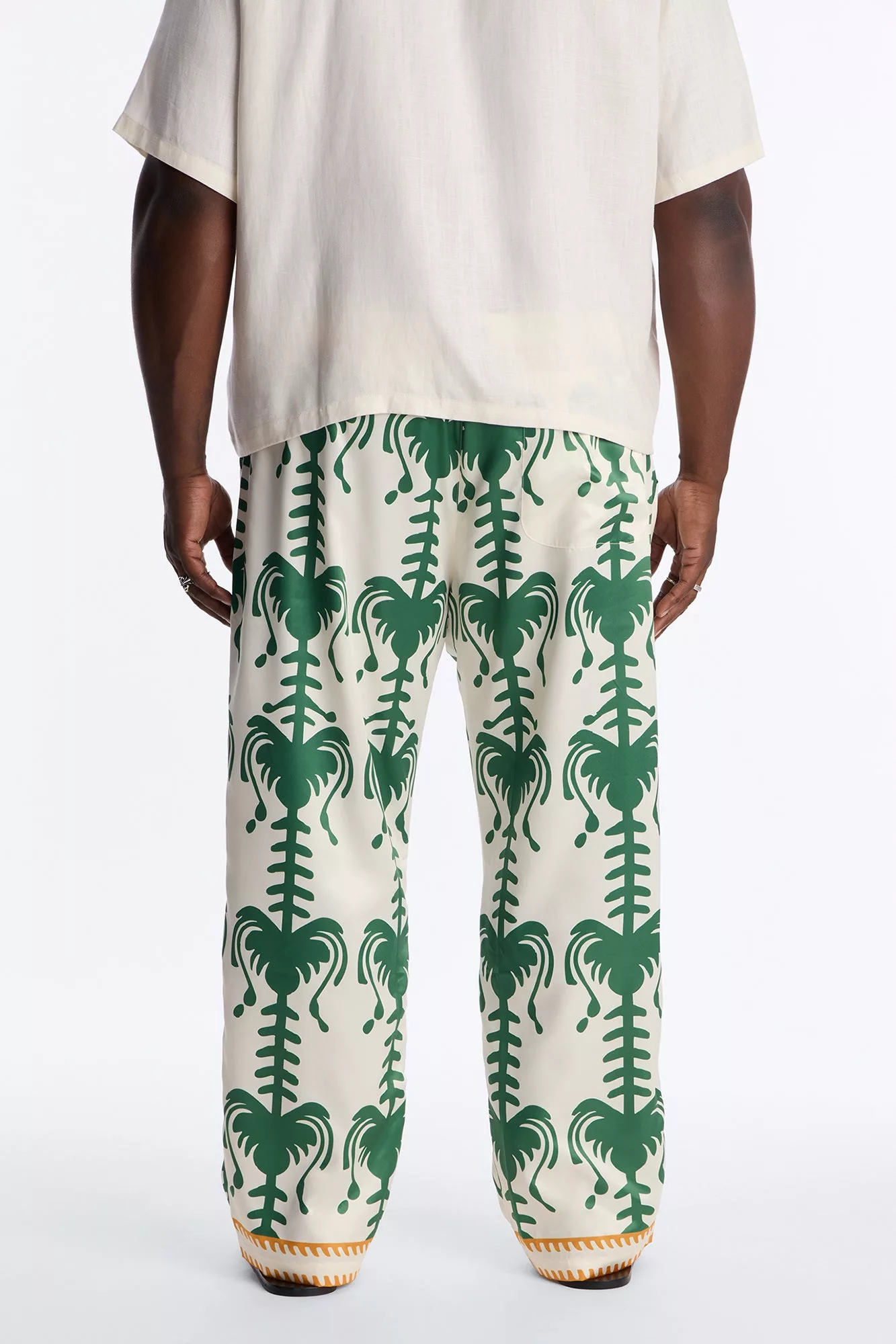 Doros Straight Pant - Green/combo