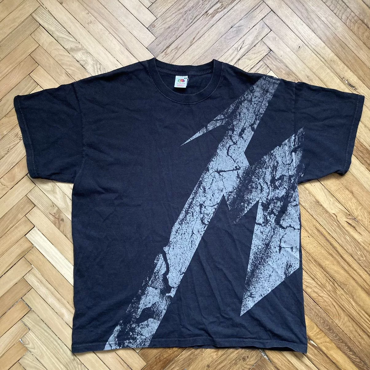 20471120 Short Sleeve T Shirts 20471120 × Metallica × Vintage Vintage band tee Metallica M logo Black