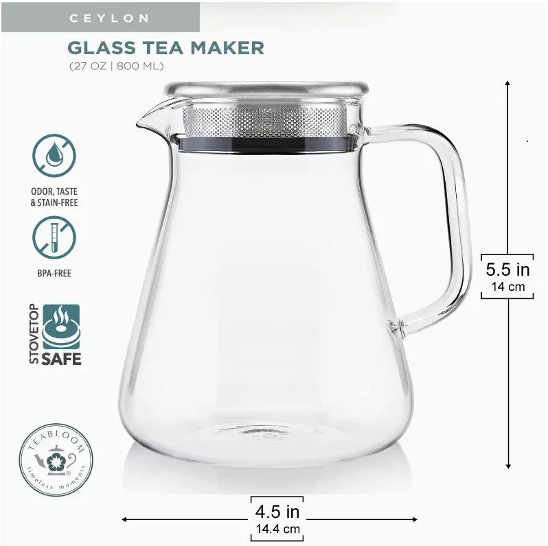 Teabloom One-Touch Tea Maker 27 oz