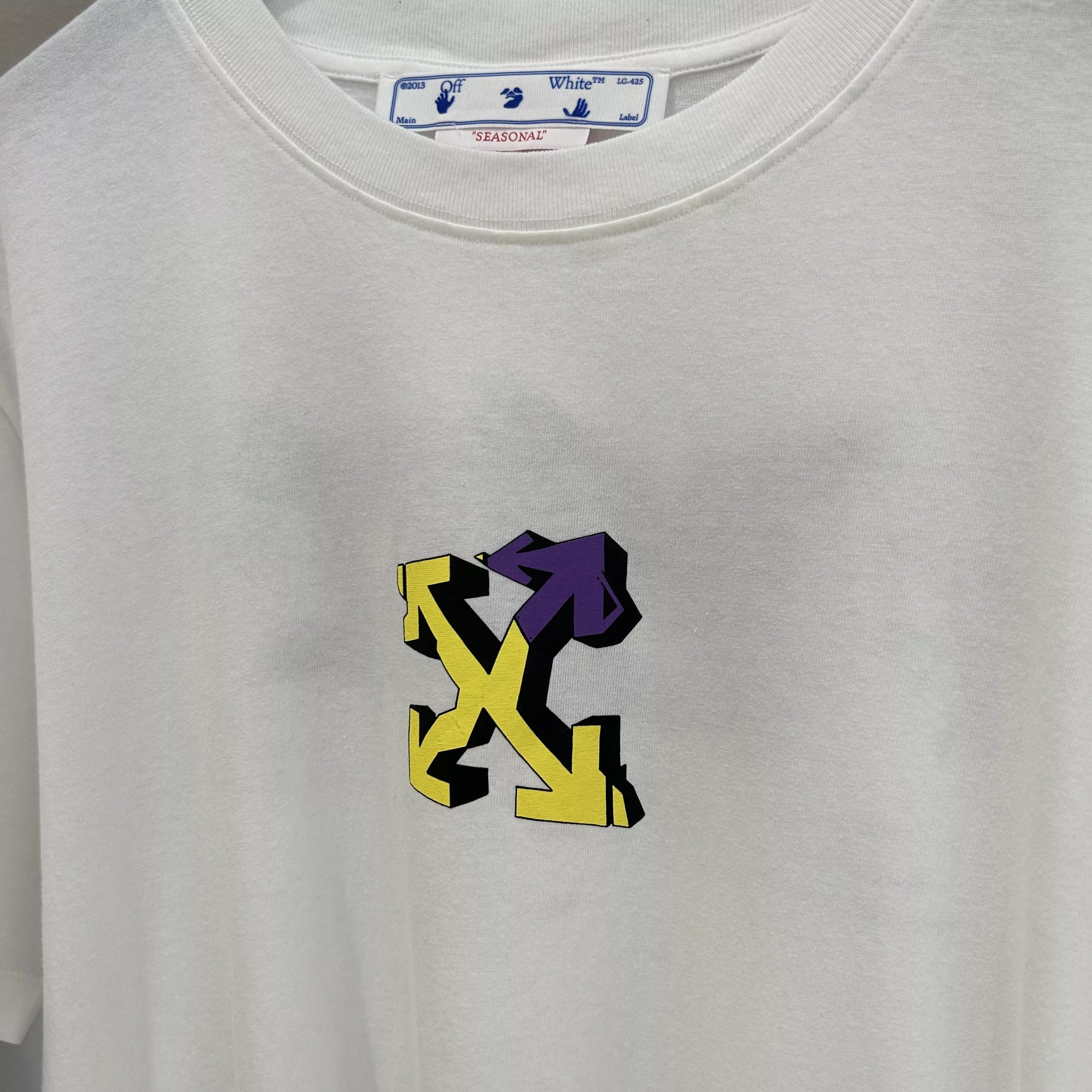 Off-White Short Sleeve T Shirts Off-White Wizard Graffiti Tee