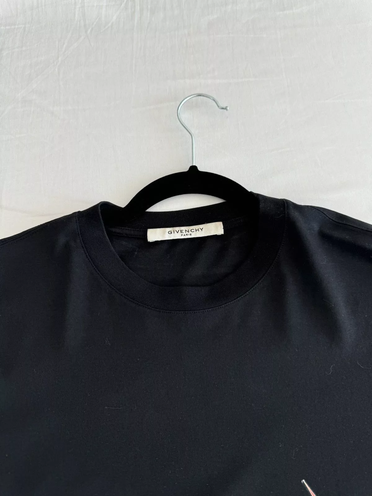 Givenchy Short Sleeve T Shirts Givenchy T shirt winged chimeras Black
