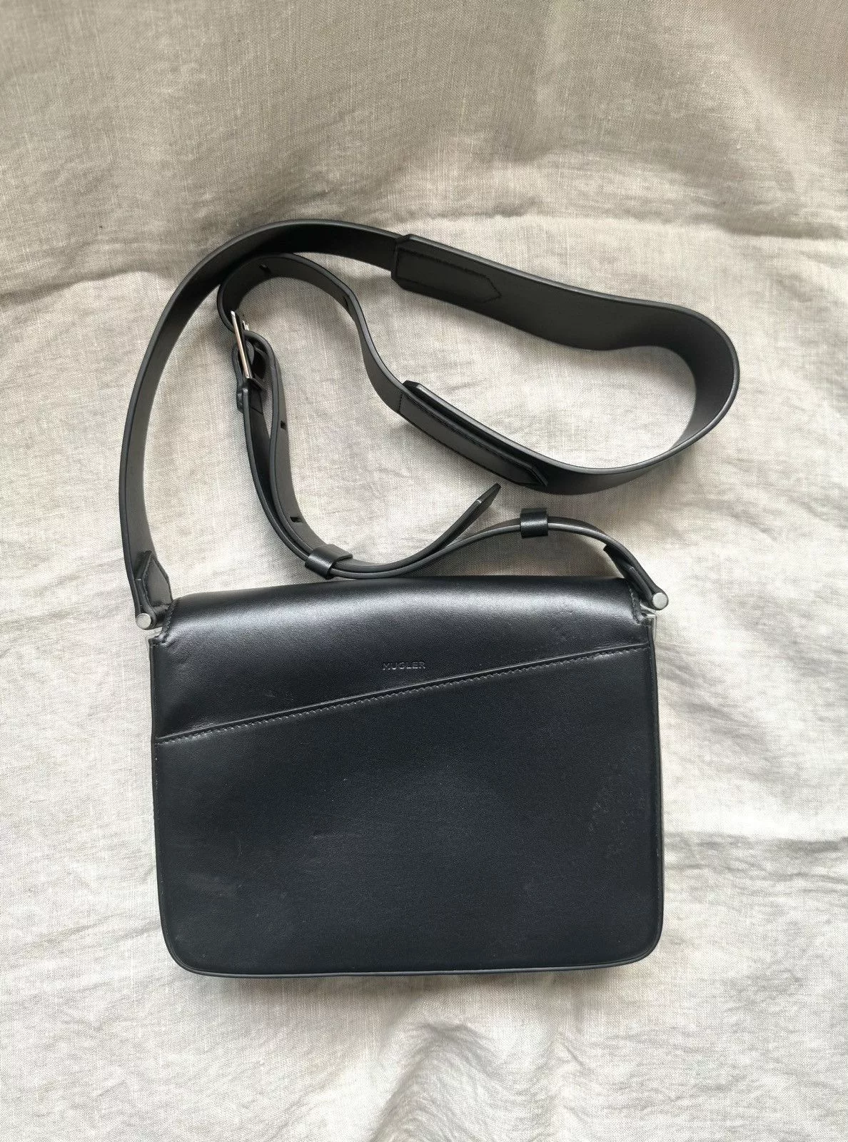 Mugler Shoulder Bags Mugler black leather bag