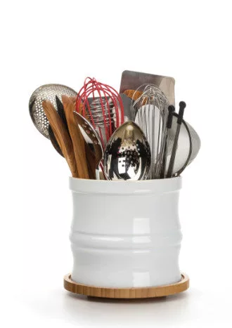 Oversize White Tool Crock