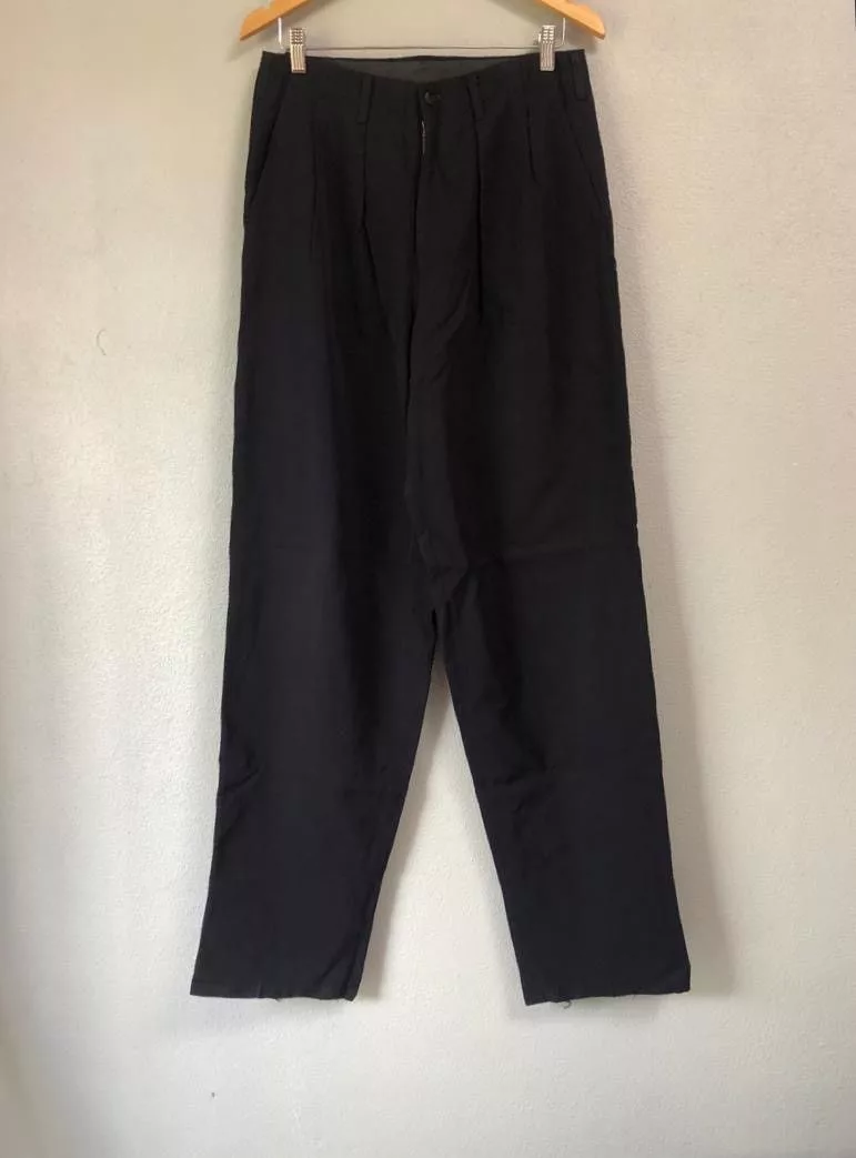 Yohji Yamamoto Casual Pants Yohji Yamamoto Trousers Laine Wool Pants Blue