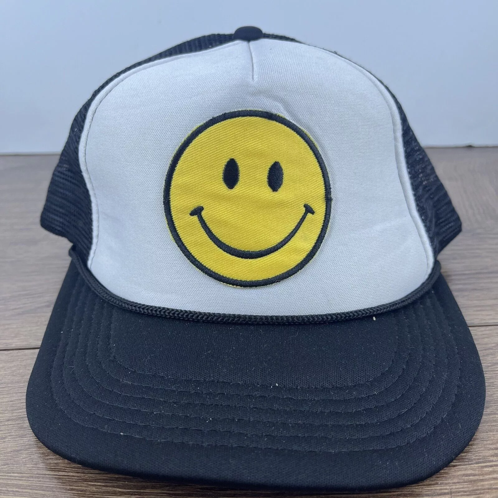 Other Hats Other Smiley Face Snapback Hat Smile White Hat Adjustable Adult Si
