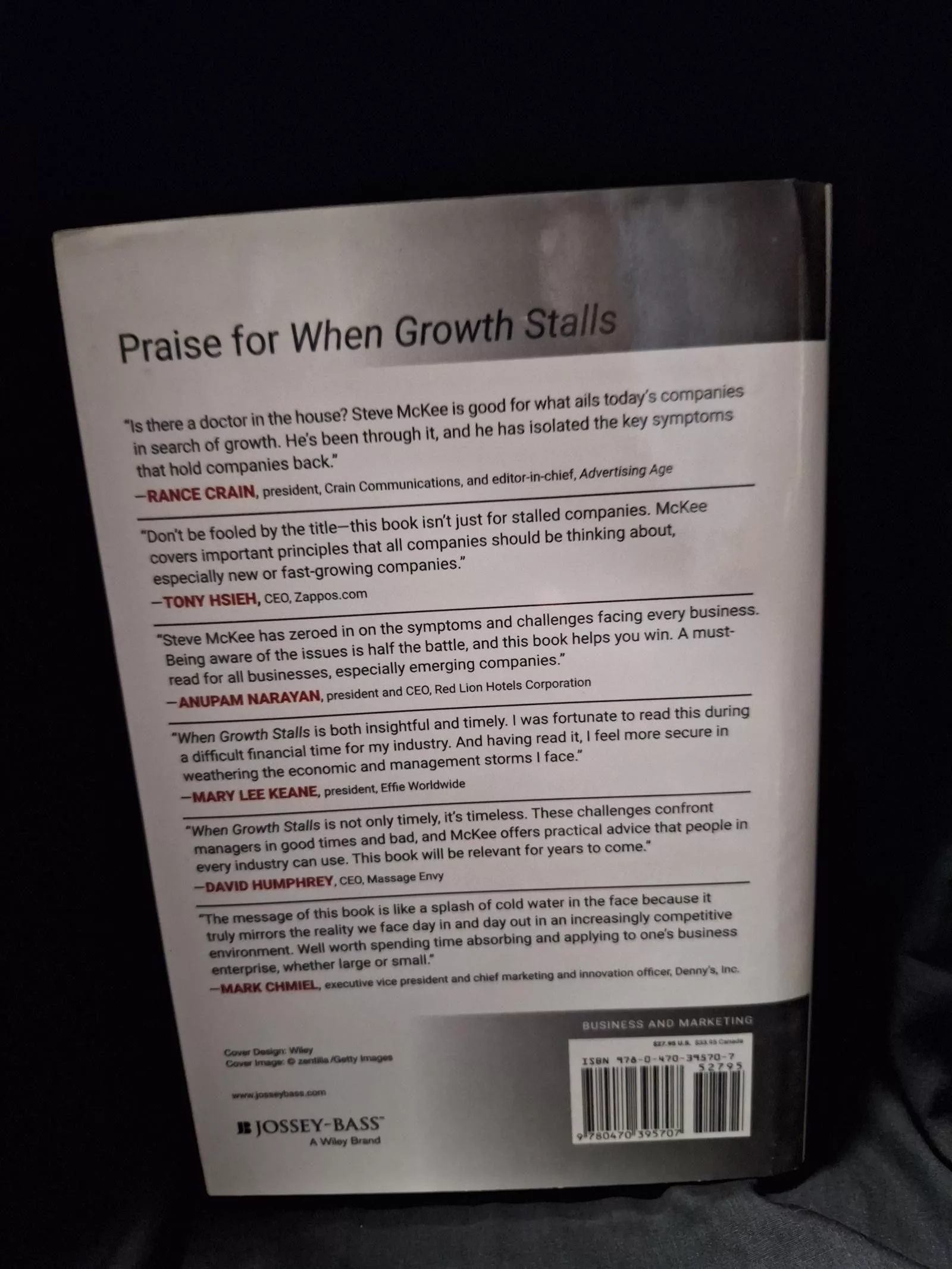 Designer Miscellaneous Designer When Growth Stalls by Steve Mckee White