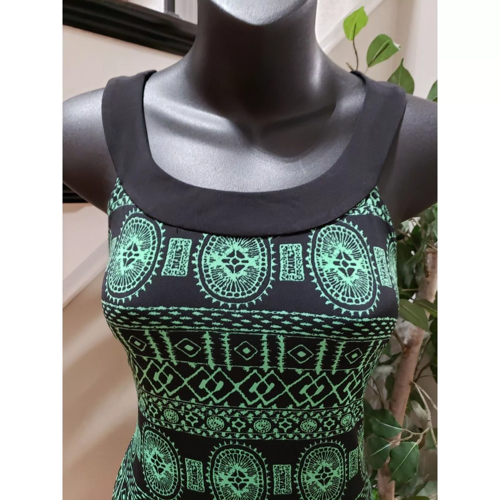 Other Maxi Dresses Other AB Studio Polyester Round Neck Sleeveless Long Maxi Dress XS Multi
