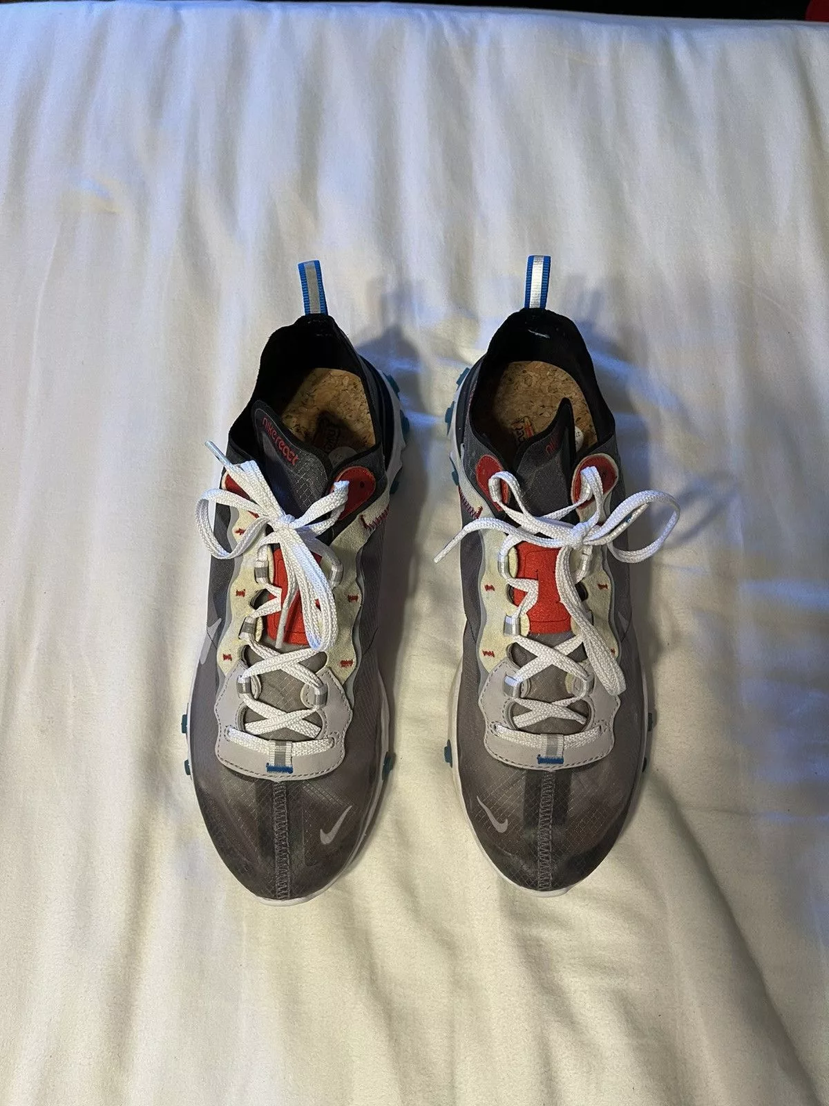Nike Low Top Sneakers Nike React Element 87 Dark Grey Gray