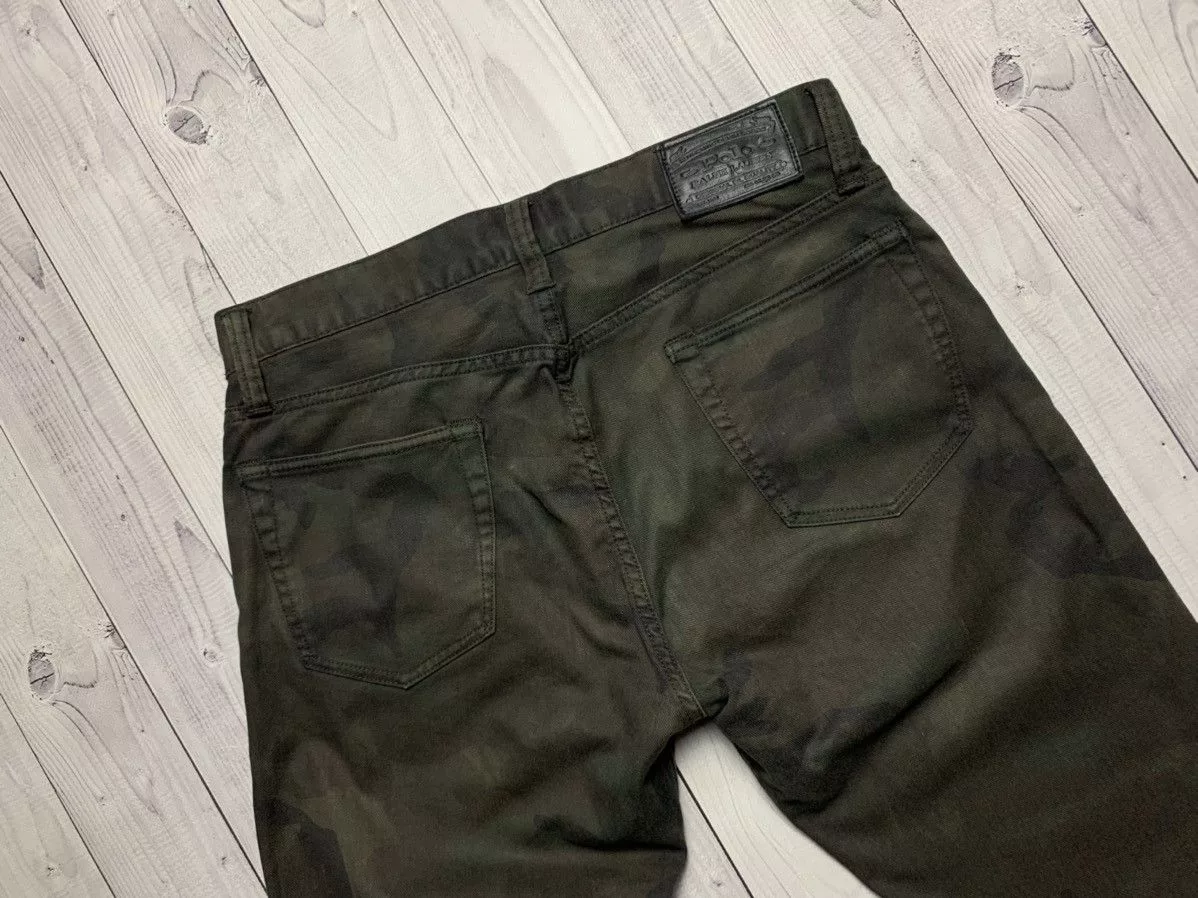 Polo Ralph Lauren denim pants Camo rare Multi