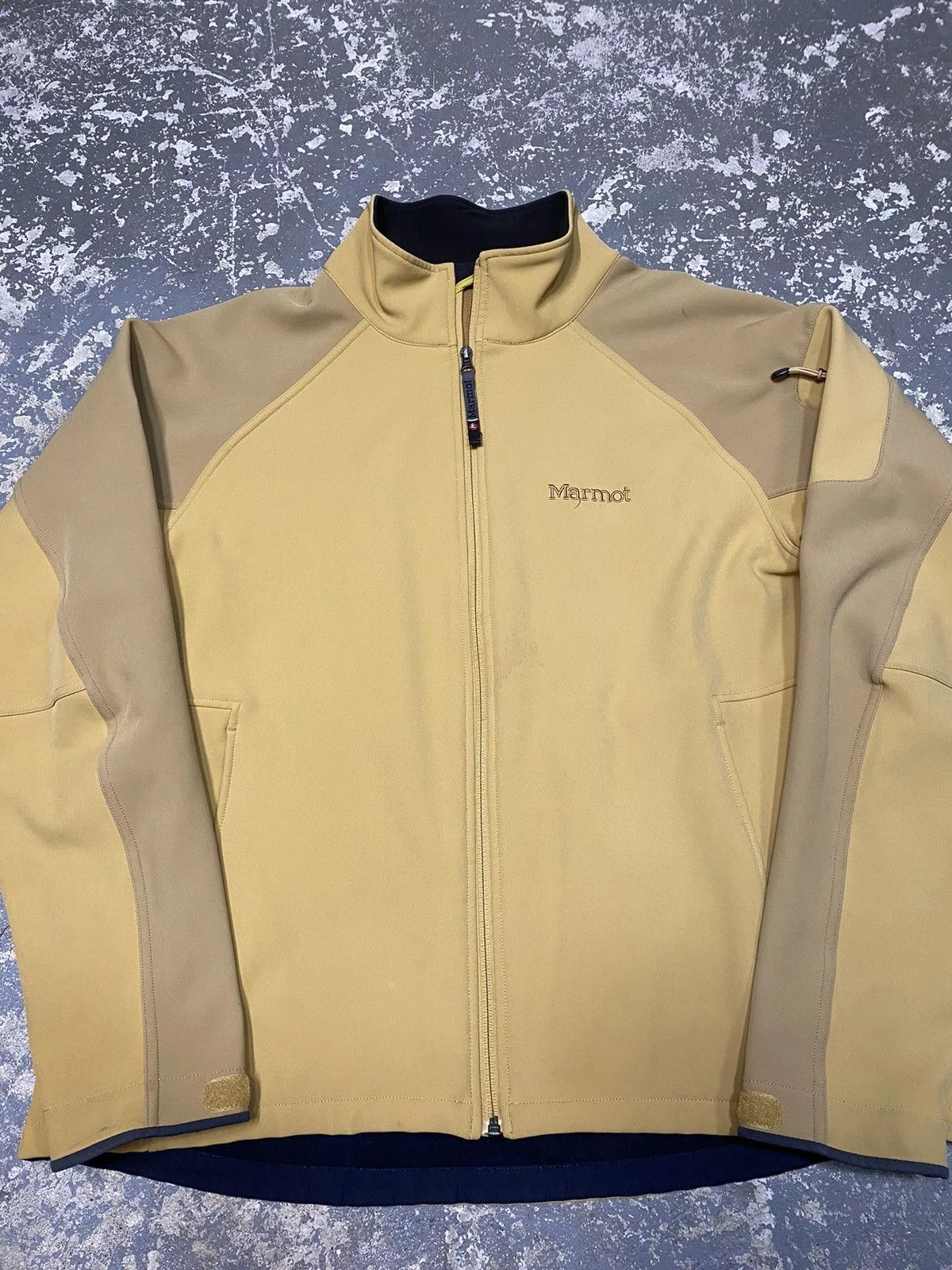 Marmot Light Jackets Marmot × Vintage Marmot Men’s Gravity Softshell Windbreaker Jacket Yellow Streetwear
