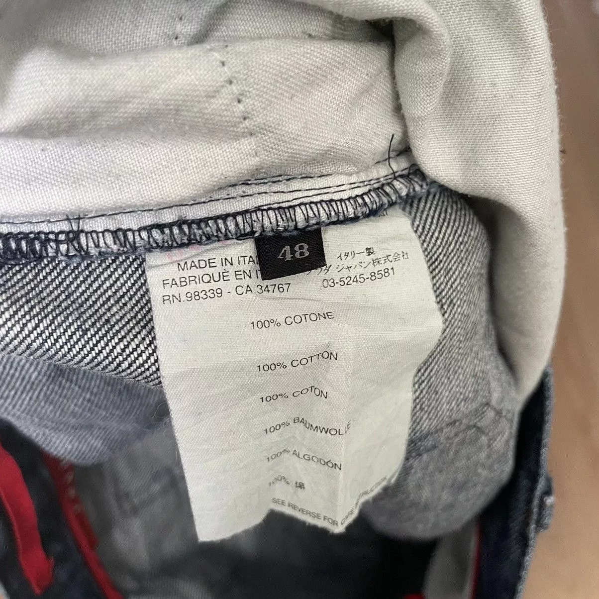 Prada Denim Prada Red Tab Denim Jeans Blue