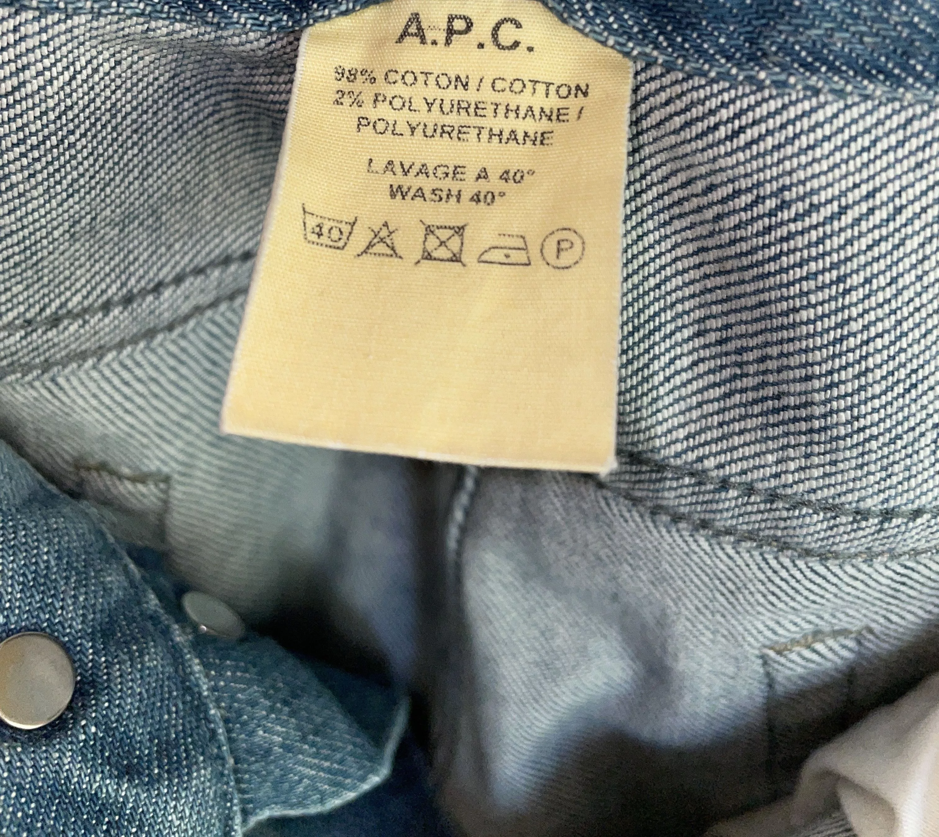 A.P.C. Denim Jeans Blue