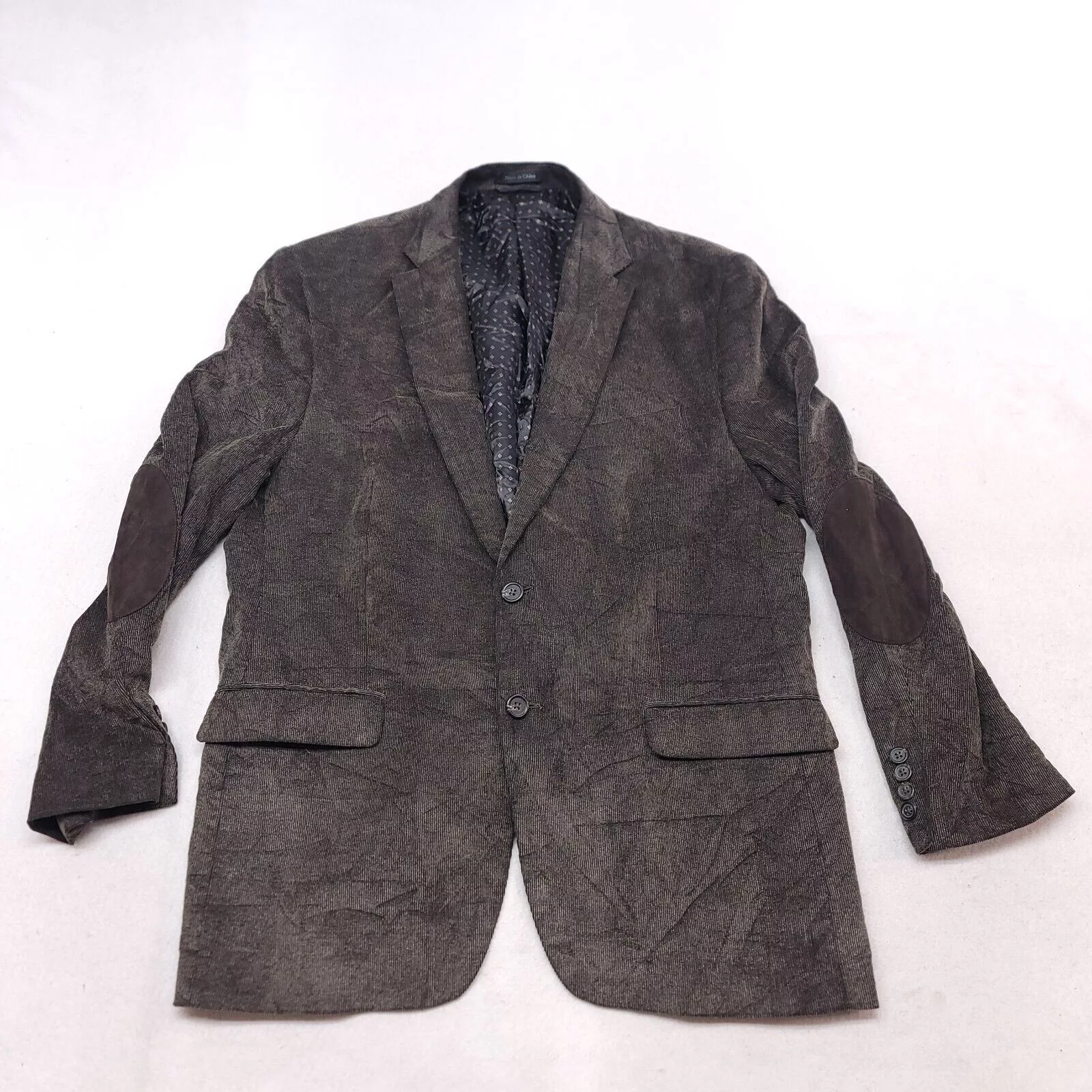 Chaps Suits Chaps Casual Two Button Suit Jacket Mens Size 44R Brown