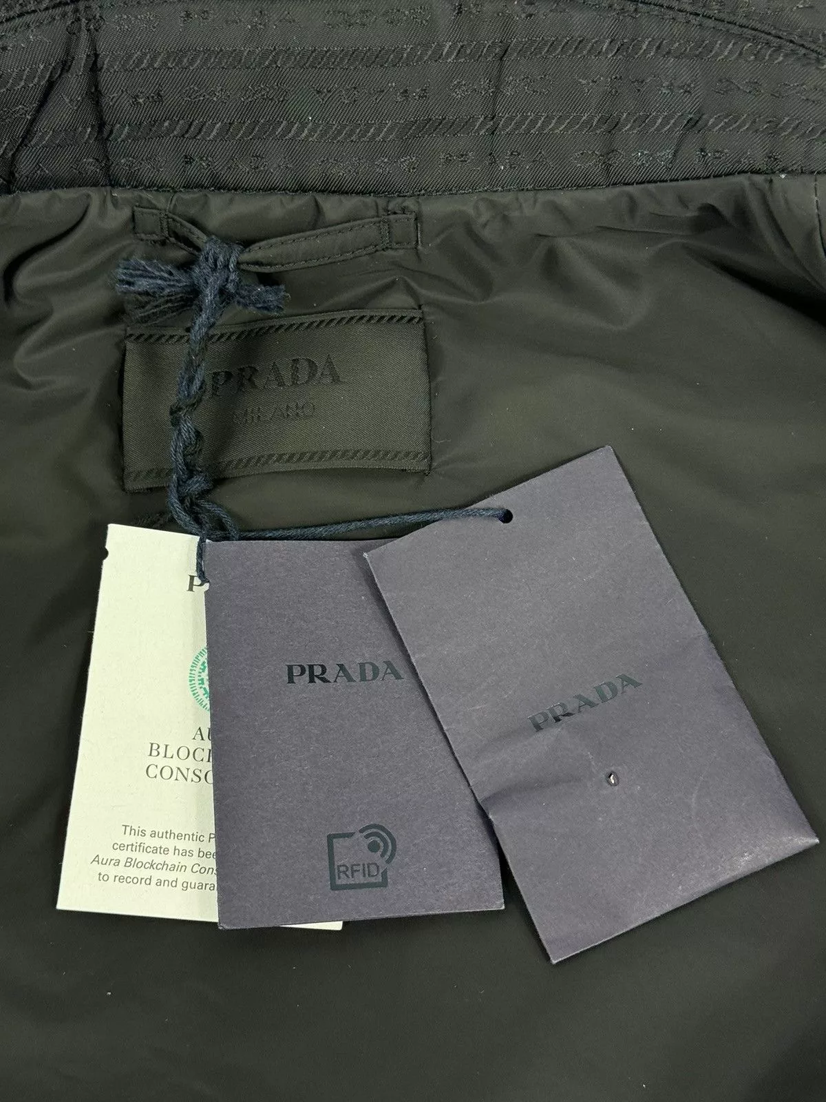 Prada Vests Prada LOGO PRINT VEST Black