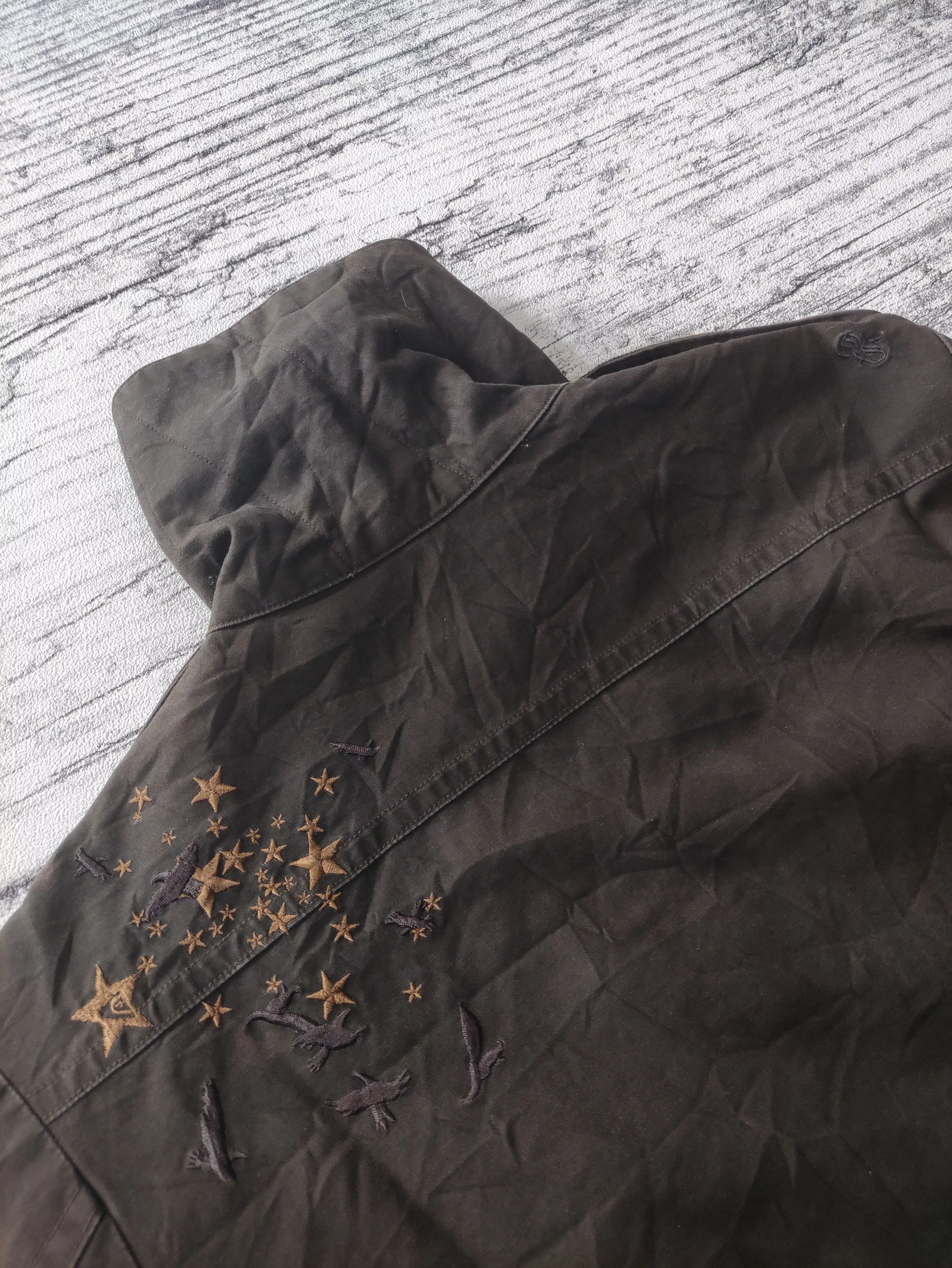 Quiksilver Parkas QUIKSILVER DARK BROWN CANVAS JACKET
