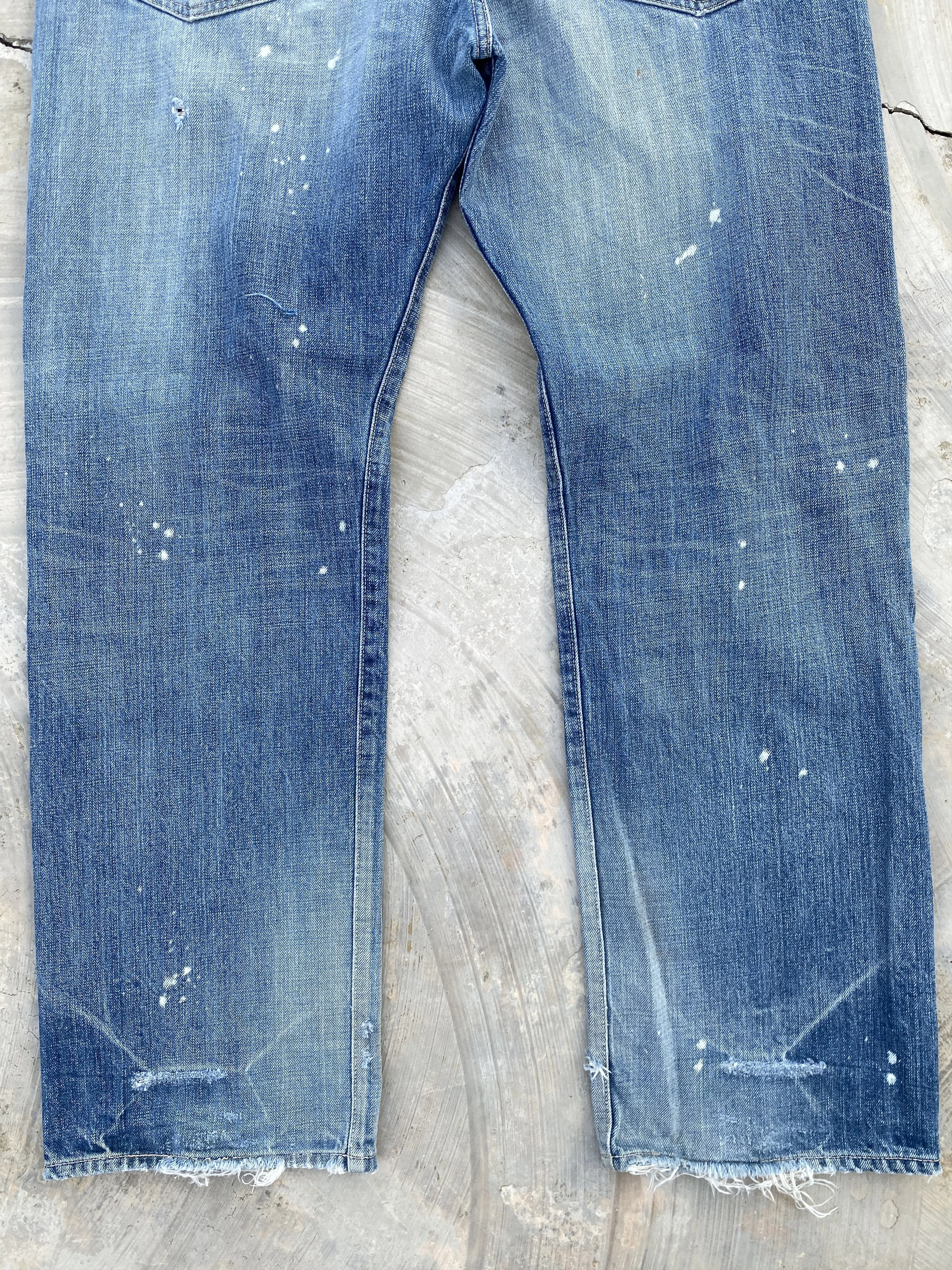 Japanese Brand Denim Japanese Brand × Nitraid Nitraid Underground Inc Distressed Jeans Purple