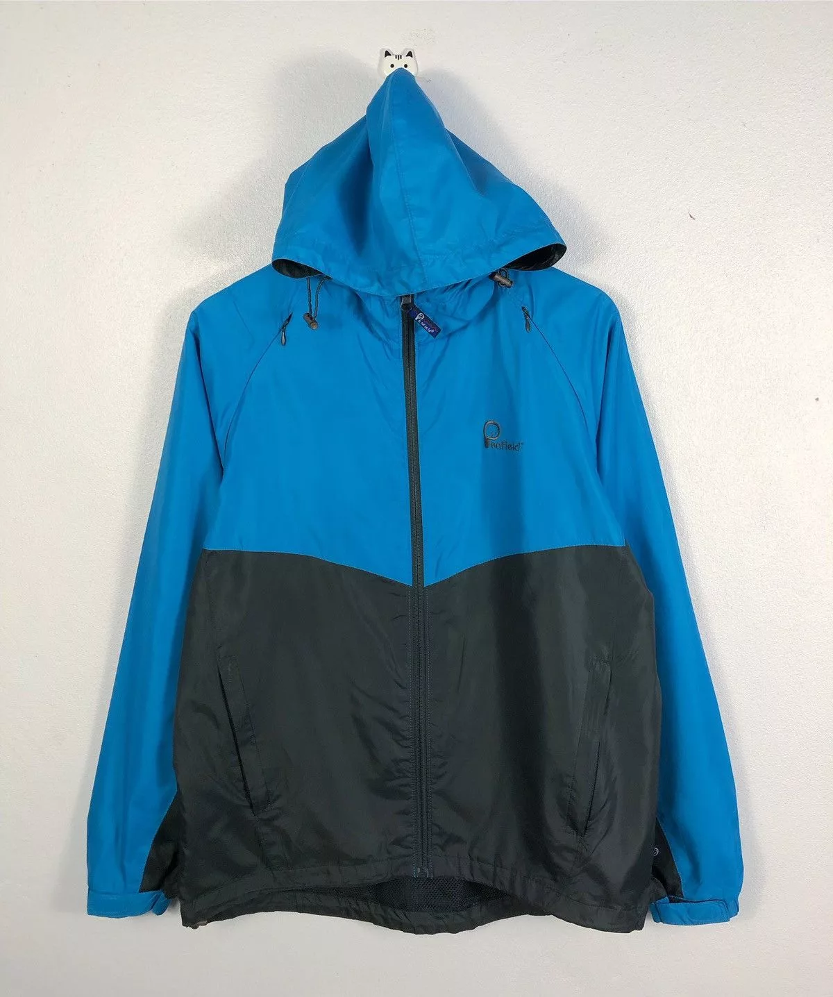 Penfield Light Jackets Rare Penfield Anorak Hoodie Windbreaker Jacket Blue Gorpcore