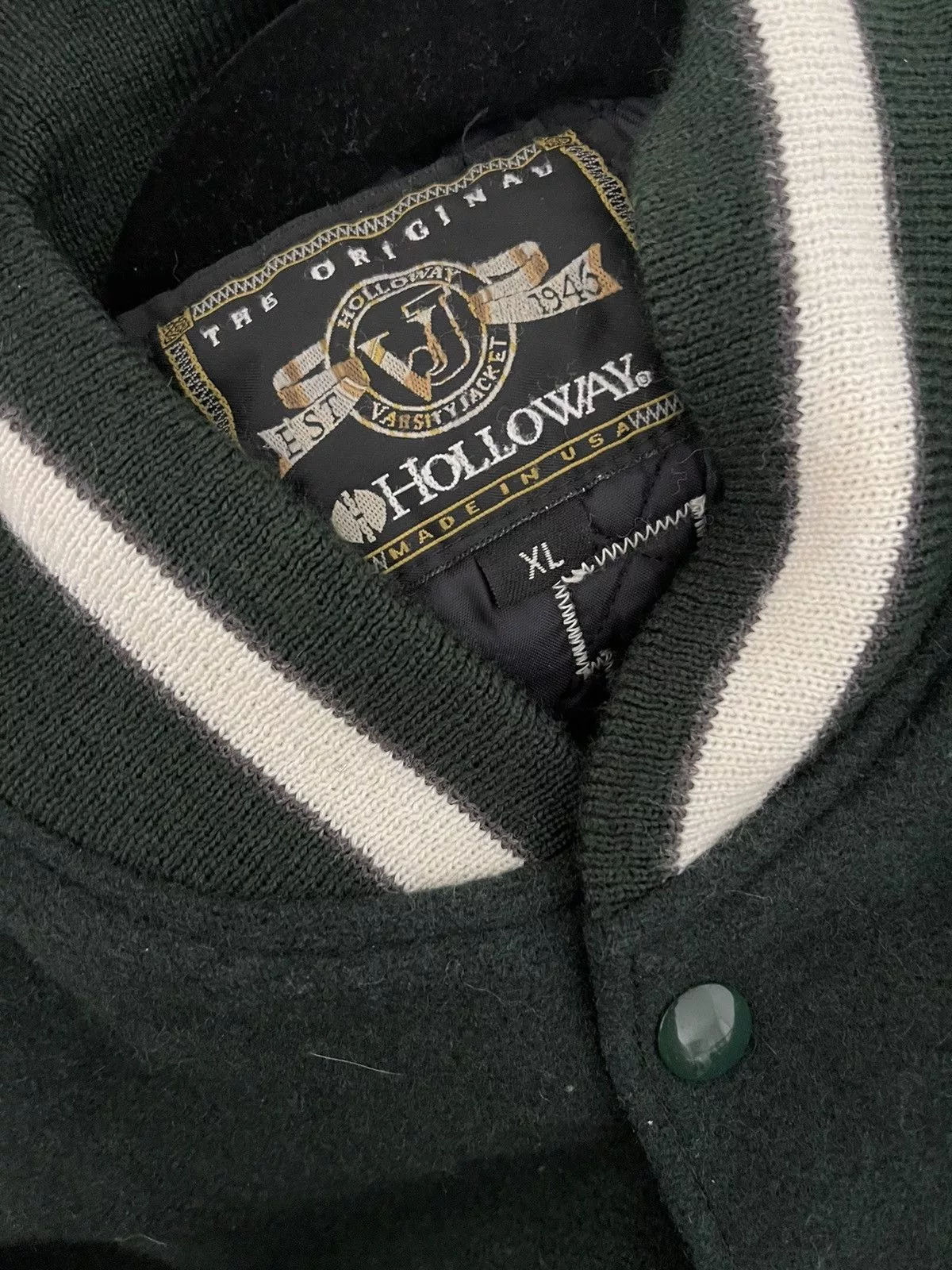 Vintage Bombers Vintage Varsity Jacket Size XL Green