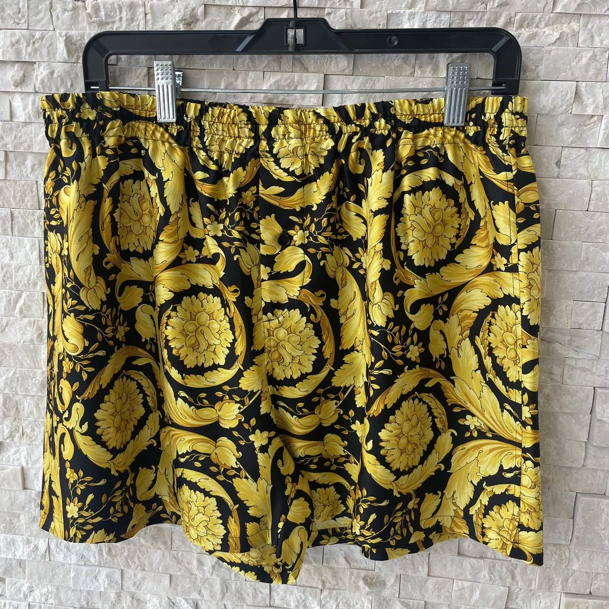 Versace Shorts Versace Pajama Shorts Size 7 Black