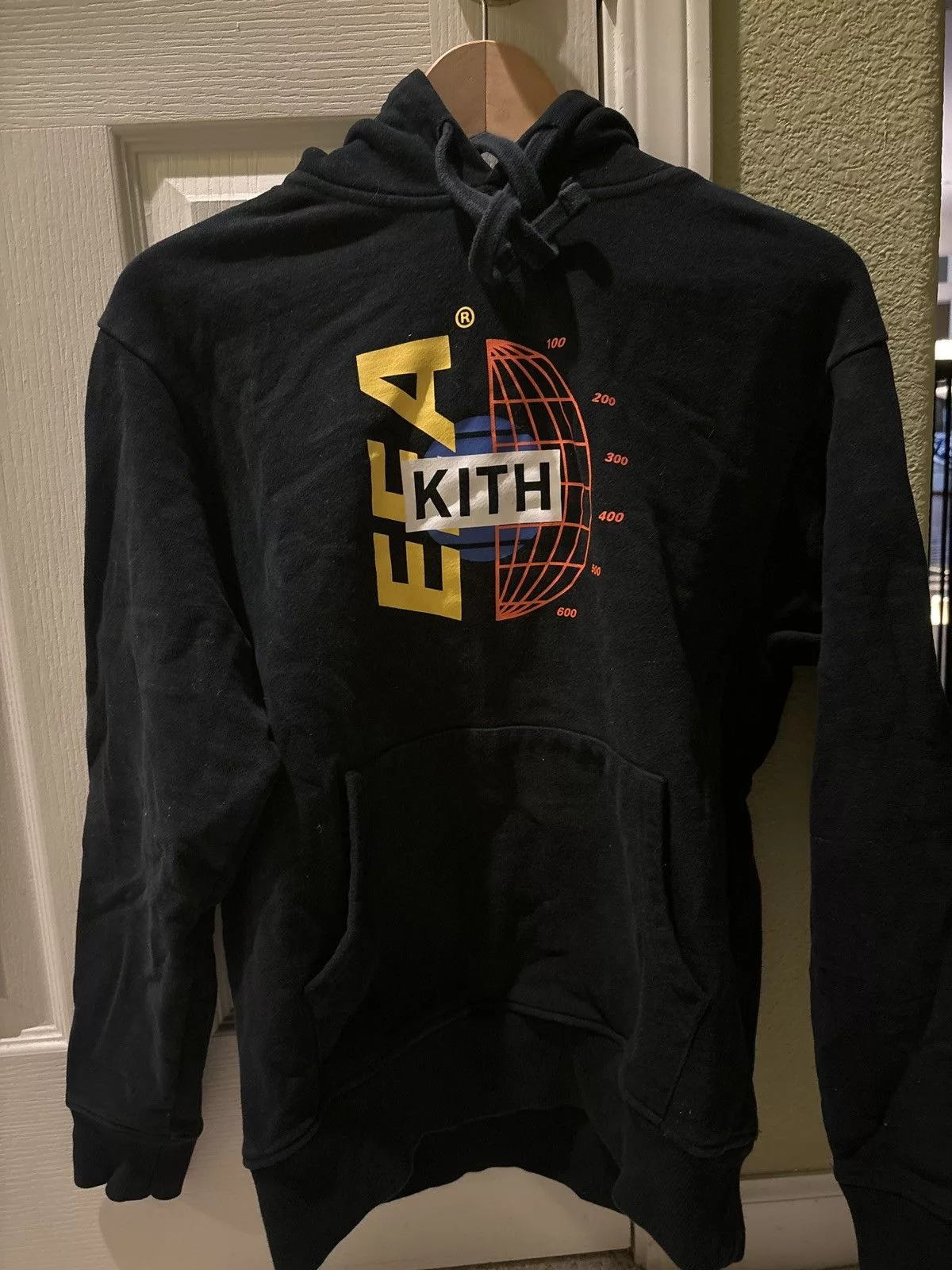 Kith Sweatshirts Hoodies Kith EEA globe sweatshirt Black