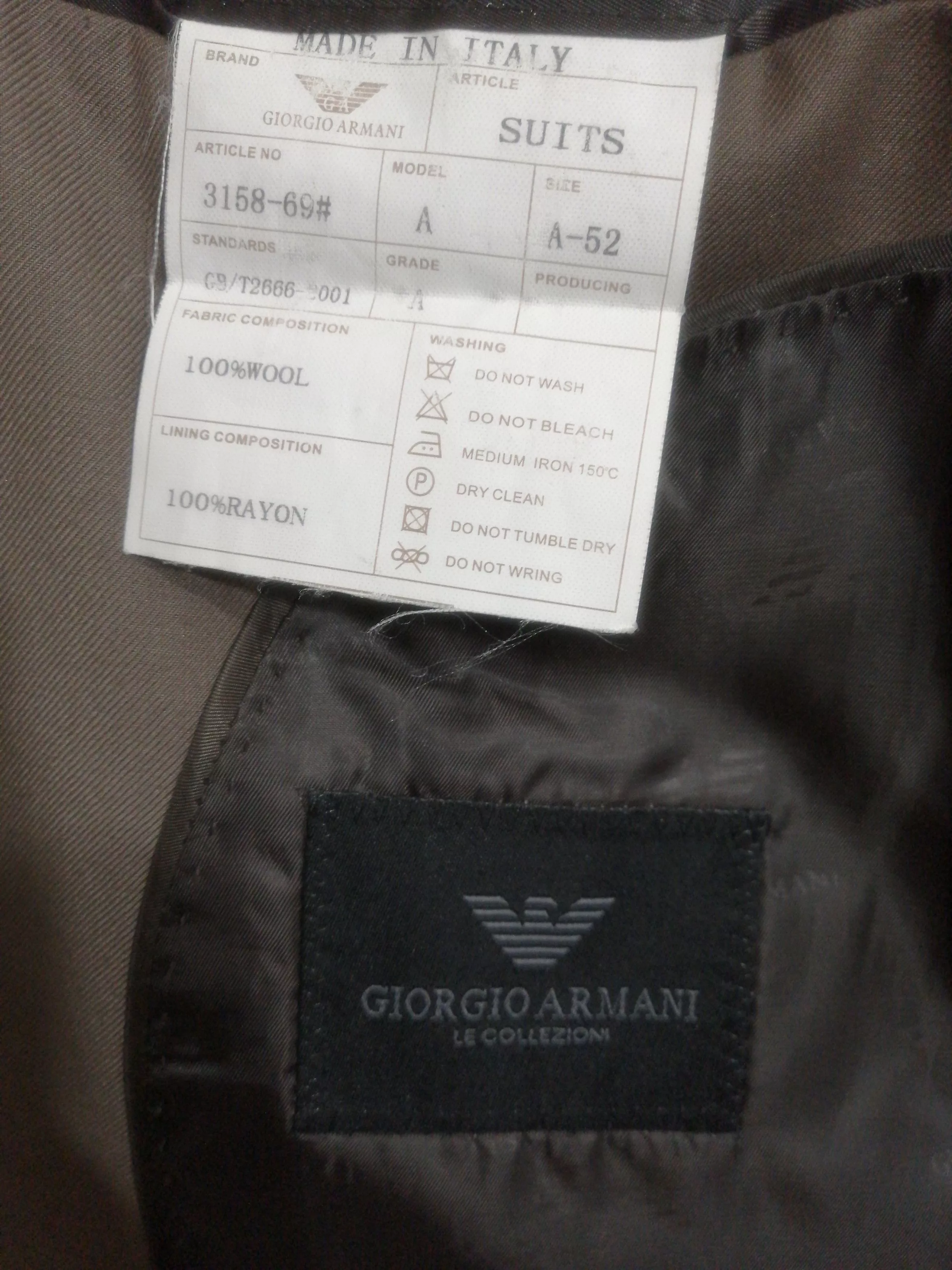 Giorgio Armani Light Jackets Giorgio Armani Stylish Blazer Suit Jacket Multi