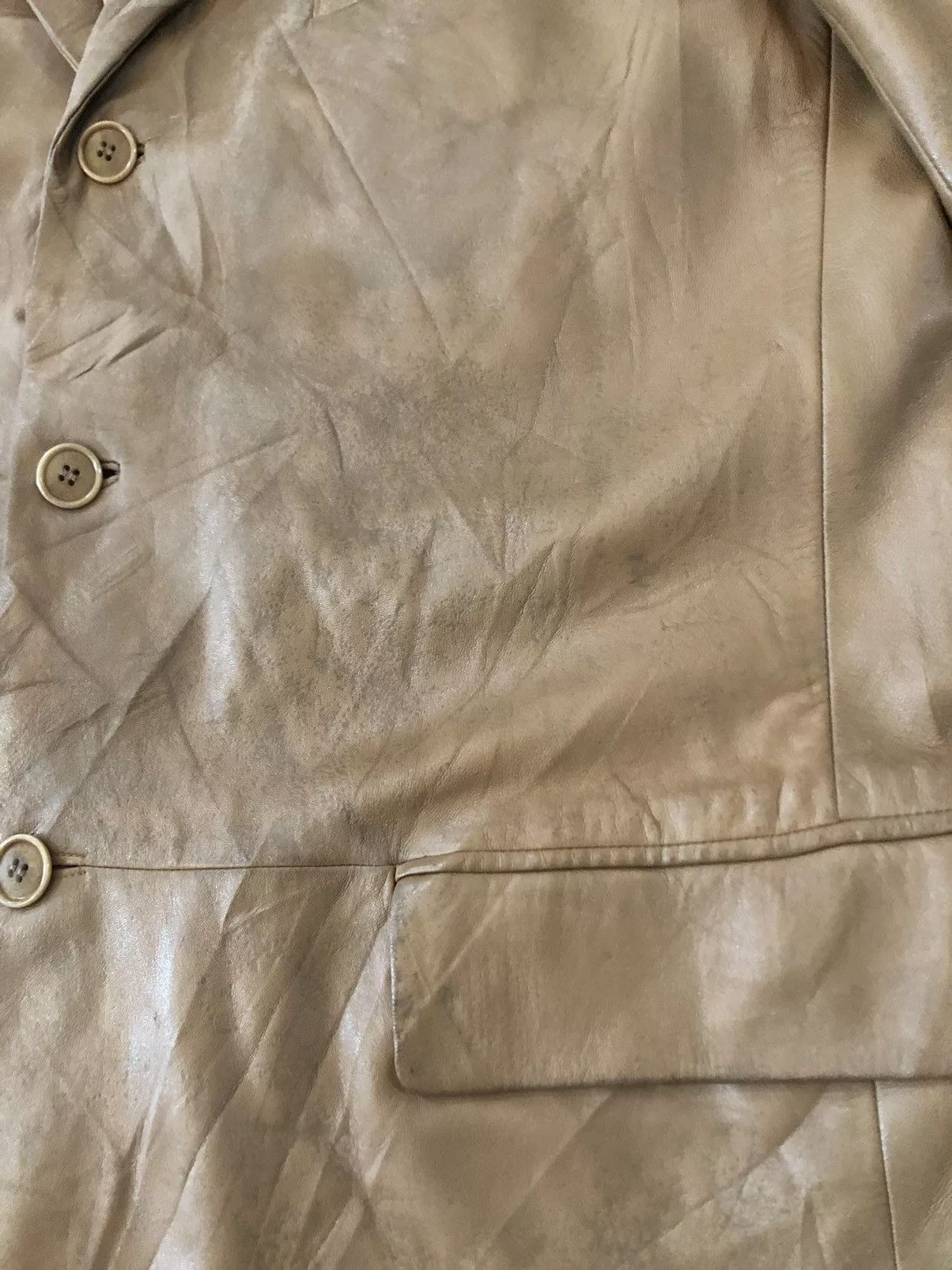 Loewe Leather Jackets Loewe Cordero Lamb leather Coat Brown