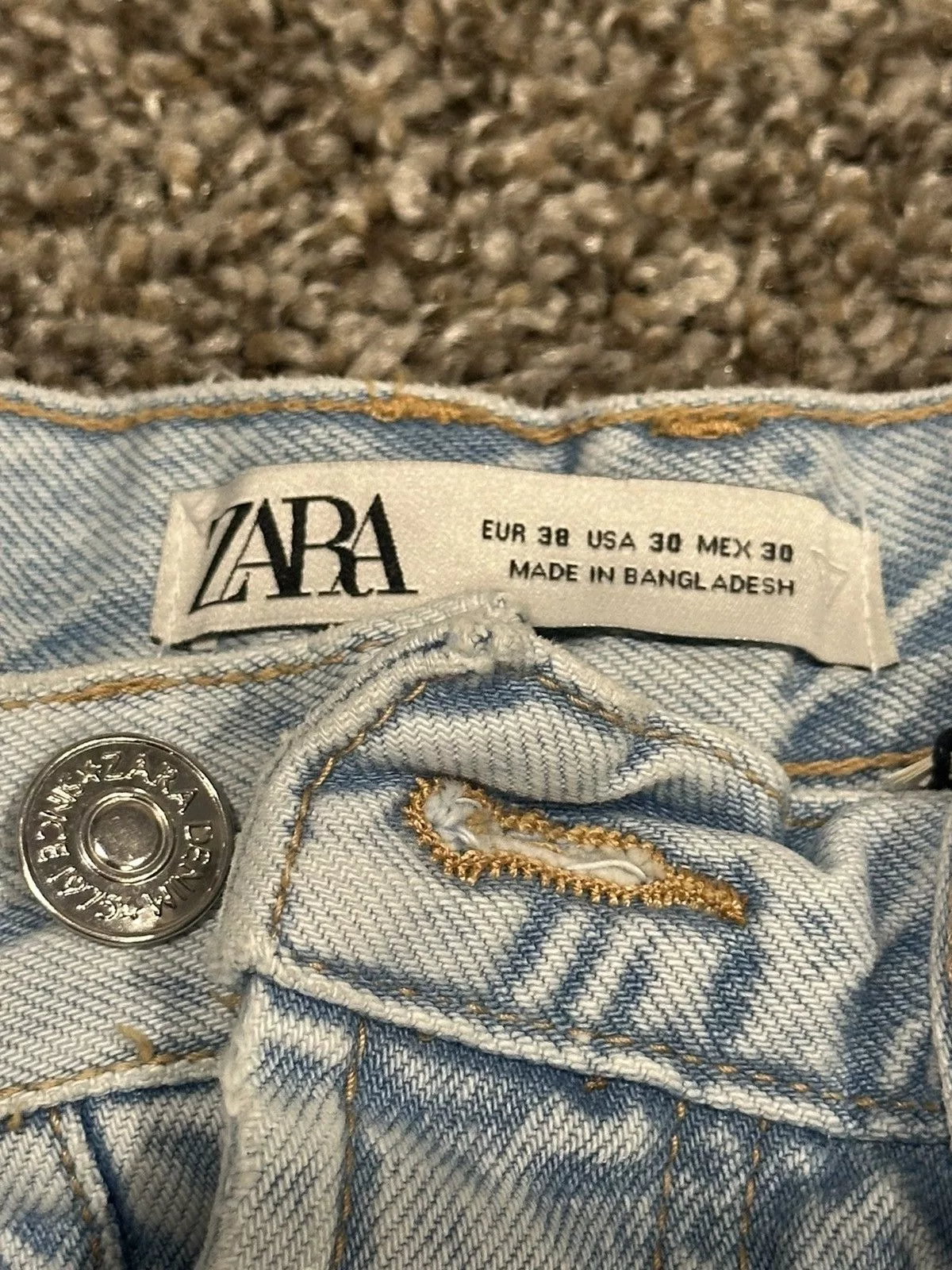 ZARA denim Blue