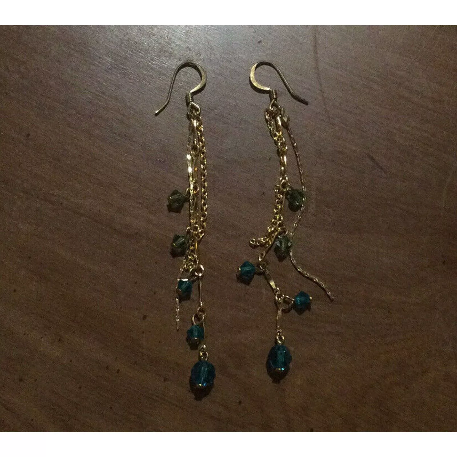 Other Earrings Other Dangle/Drop Beaded Pierced Earrings Gold