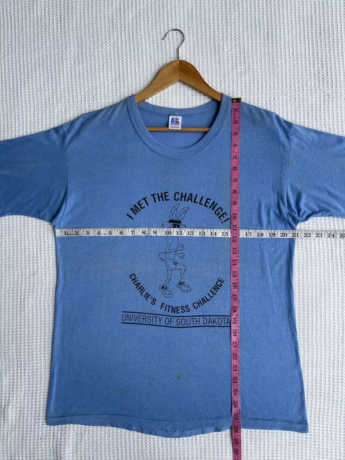Russell Athletic Short Sleeve T Shirts Russell Athletic × Vintage Last Drop🔥Rare🔥Vintage 90s RUSSELL ATHLETIC T Shirt Blue