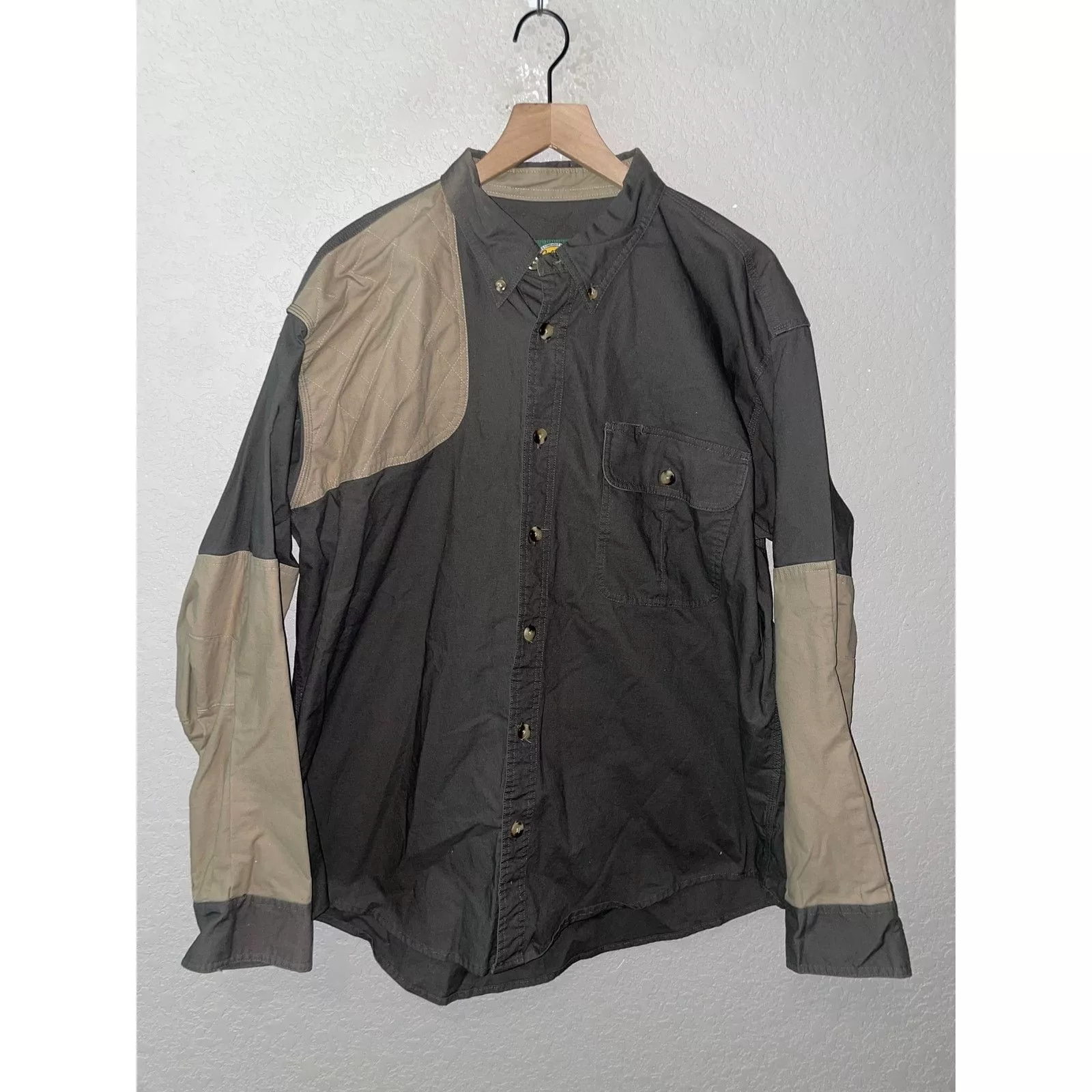 Cabelas Shirts Button Ups Cabelas Y2K Cabela's Gray Brown Hunting Button Down Shirt 2000s XL