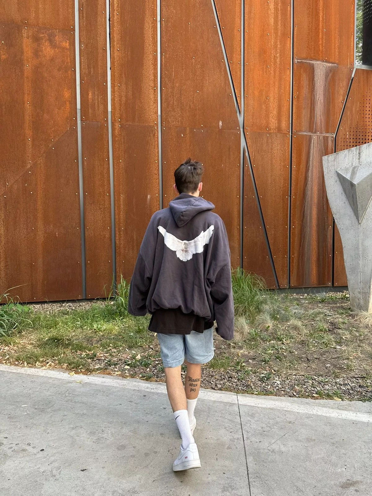 Gap Sweatshirts Hoodies Gap × Kanye West Yeezy Gap Dove Hoodie Gray