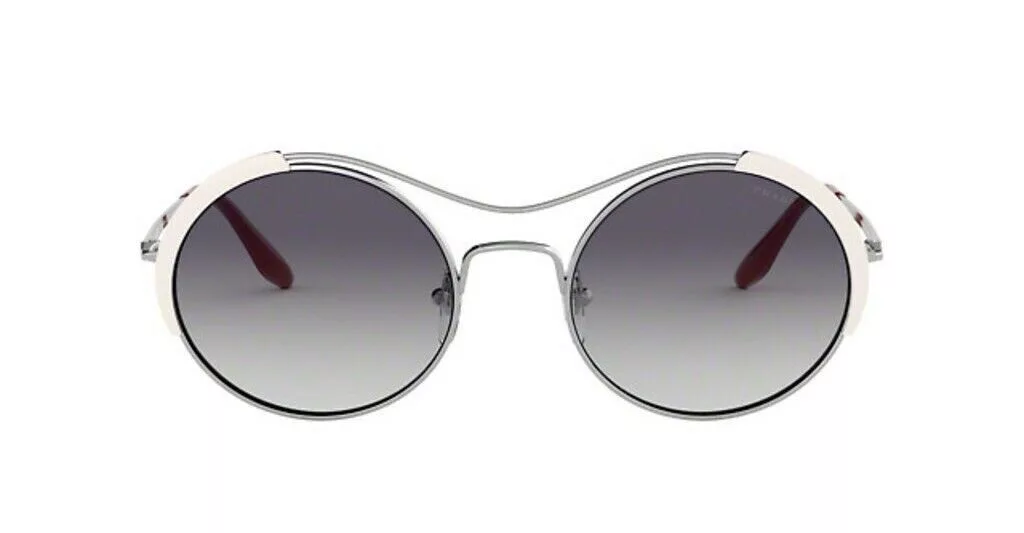 Prada Sunglasses PRADA Round Sunglasses SPR 55V Gray