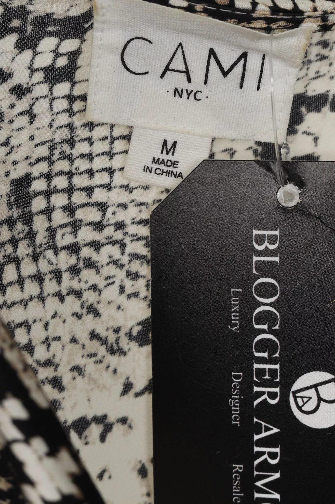 CAMI NYC Bodysuits Cami NYC Snakeskin Axell Bodysuit Multi