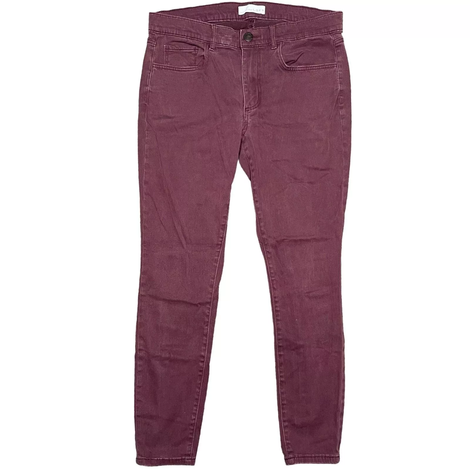 Loft Jeans LOFT Skinny Jeans Red