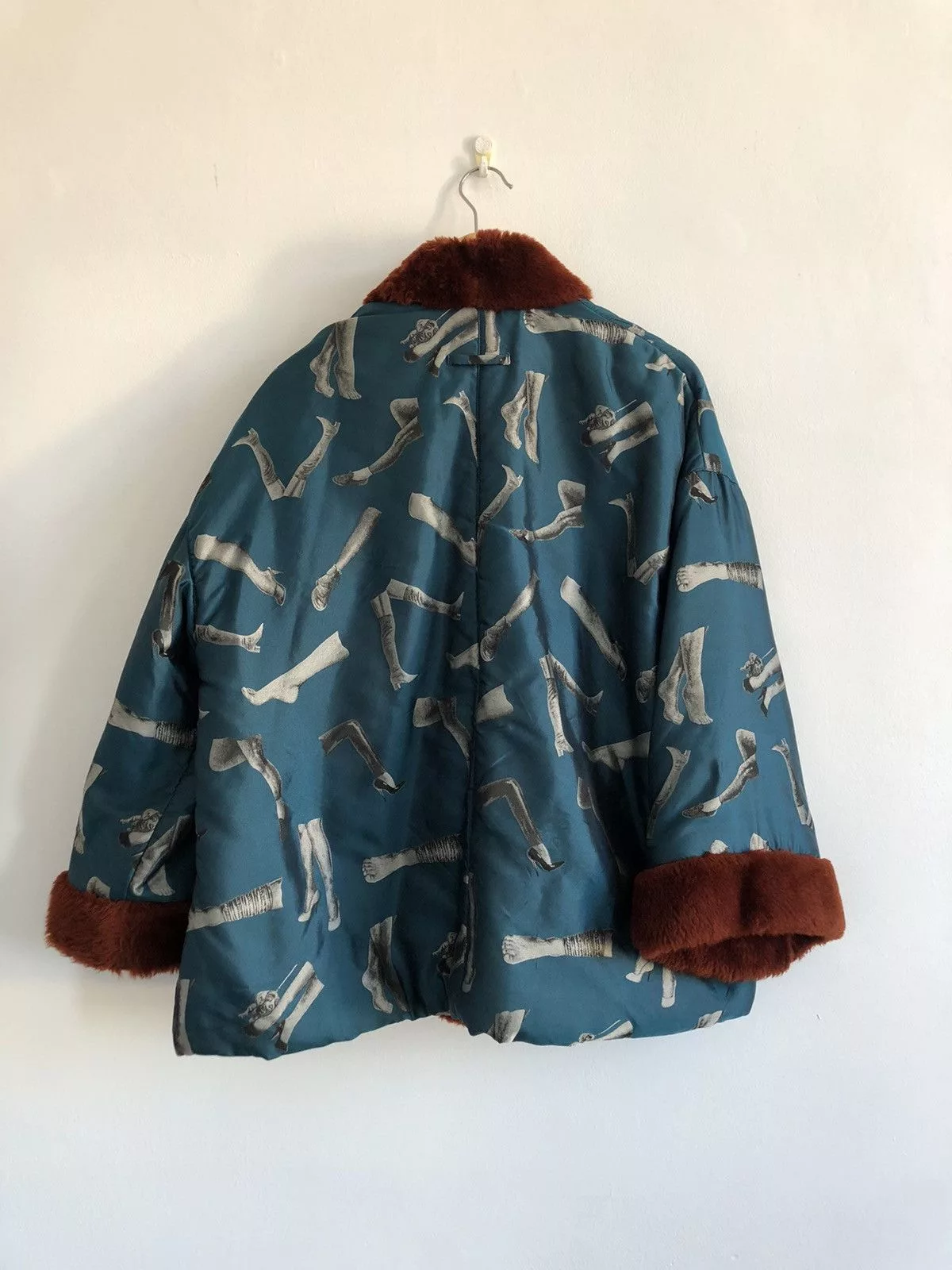 Jean Paul Gaultier Heavy Coats Jean Paul Gaultier aw 92 french cancan kimono coat Blue