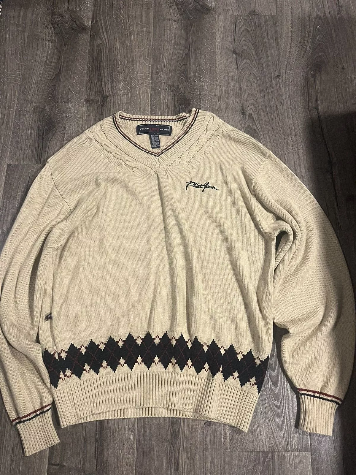 Phat Farm Sweaters Knitwear Phat Farm Sweater White