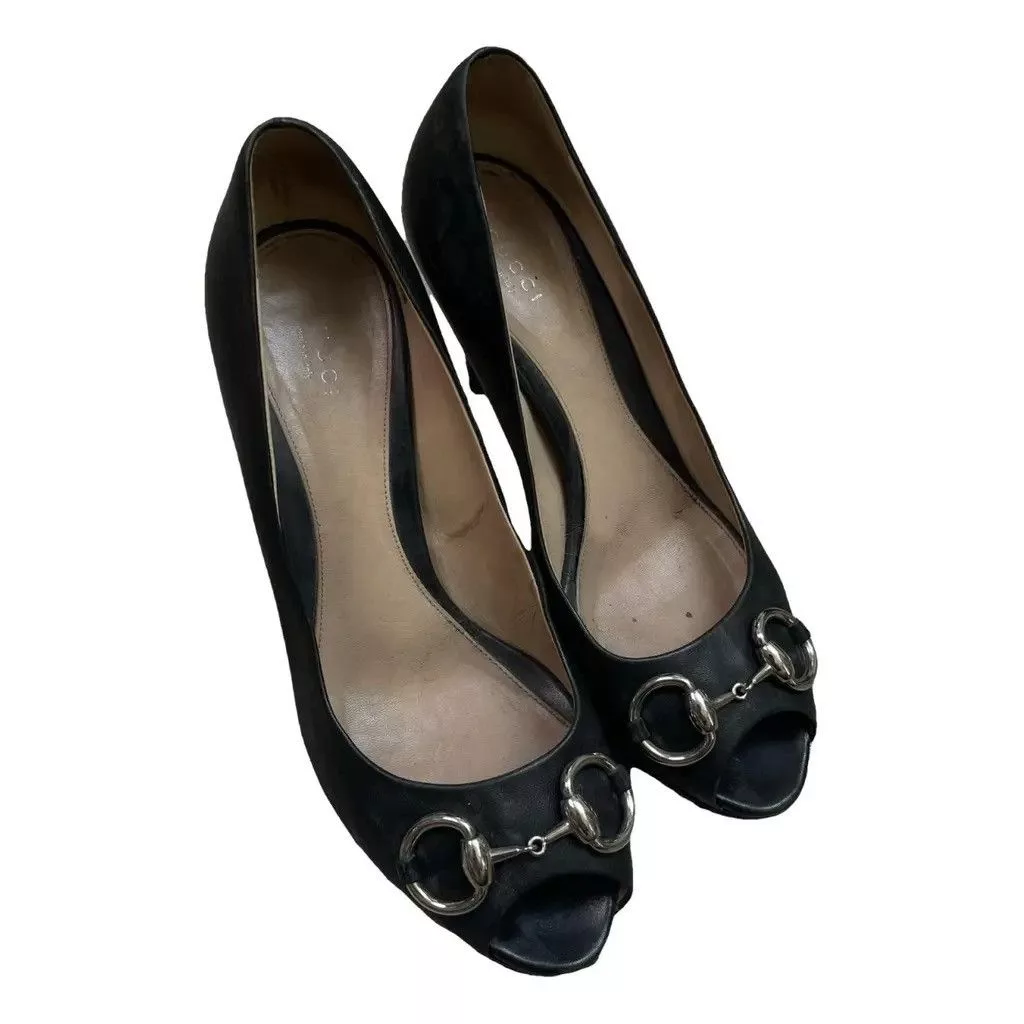 Gucci Heels with logo Size: 39 Black