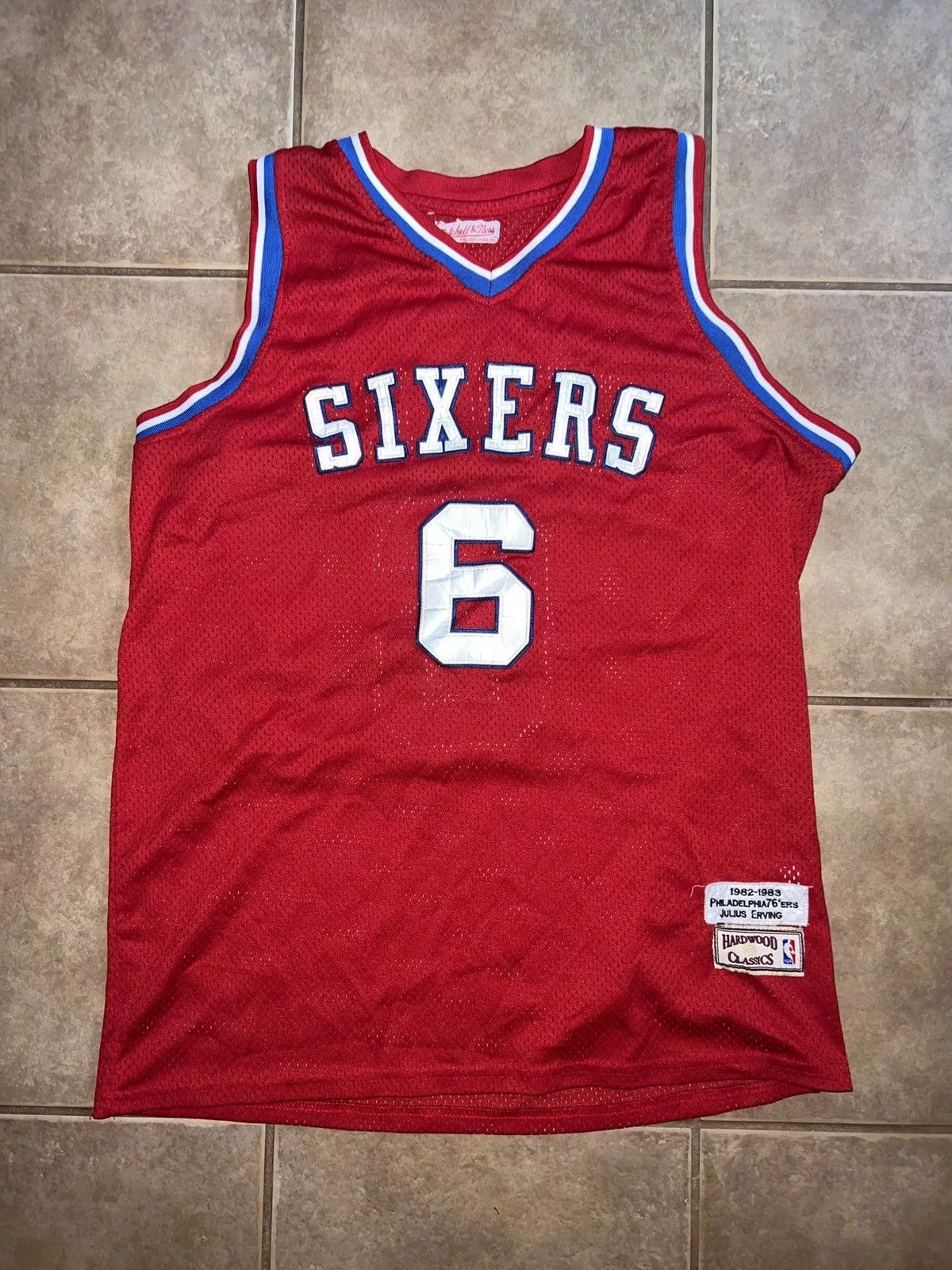 Mitchell & Ness Jerseys Mitchell & Ness × NBA Retro Julius Erving Jersey Red