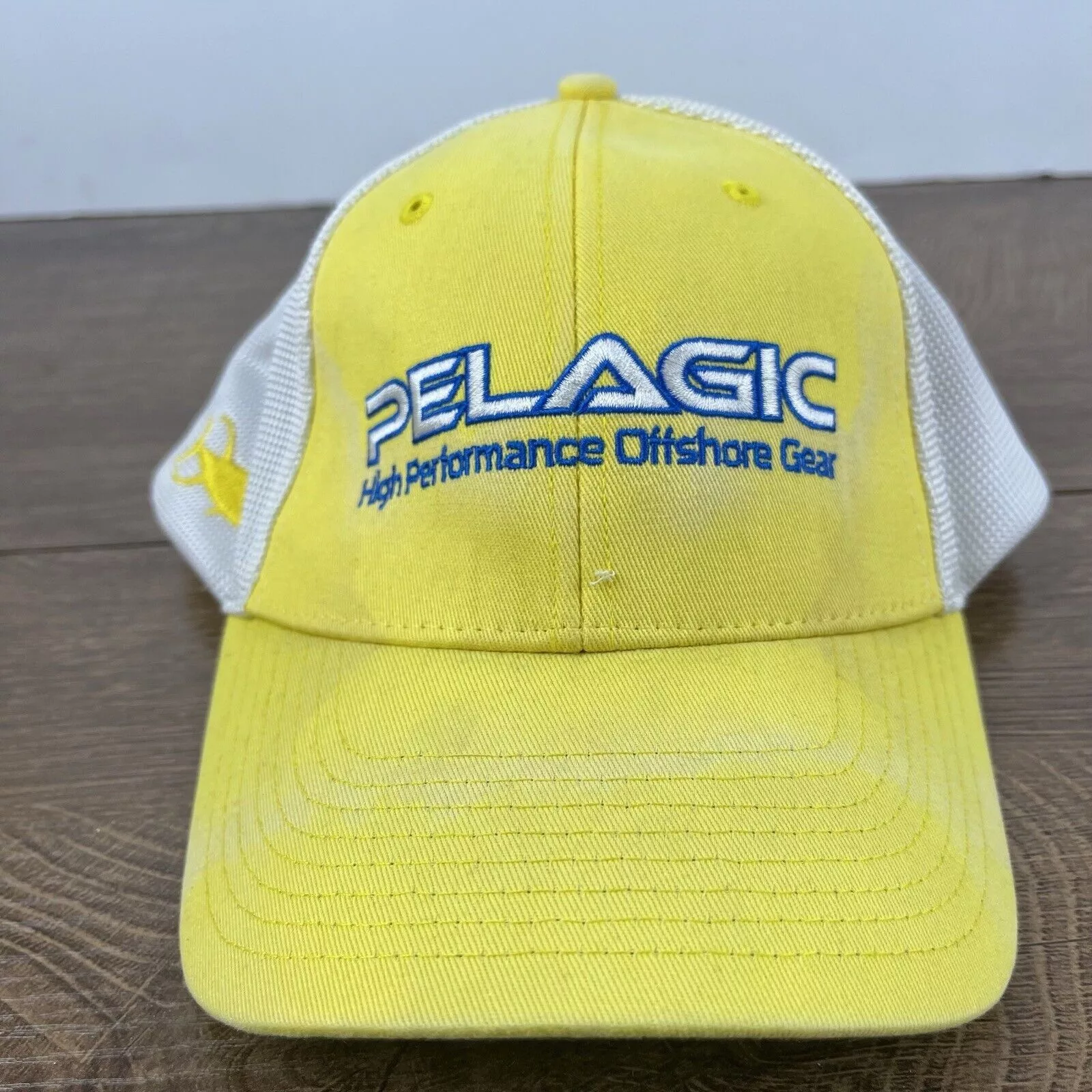 Other Hats Other Pelagic Hat Pelagic Baseball Hat Yellow Cap Adjustable Yello