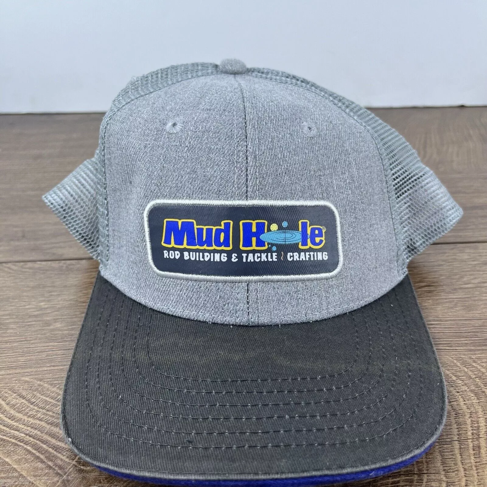 Other Hats Other Mud Hole Hat Mud Hole Cap Snapback Hat Gray Adjustable Hat A