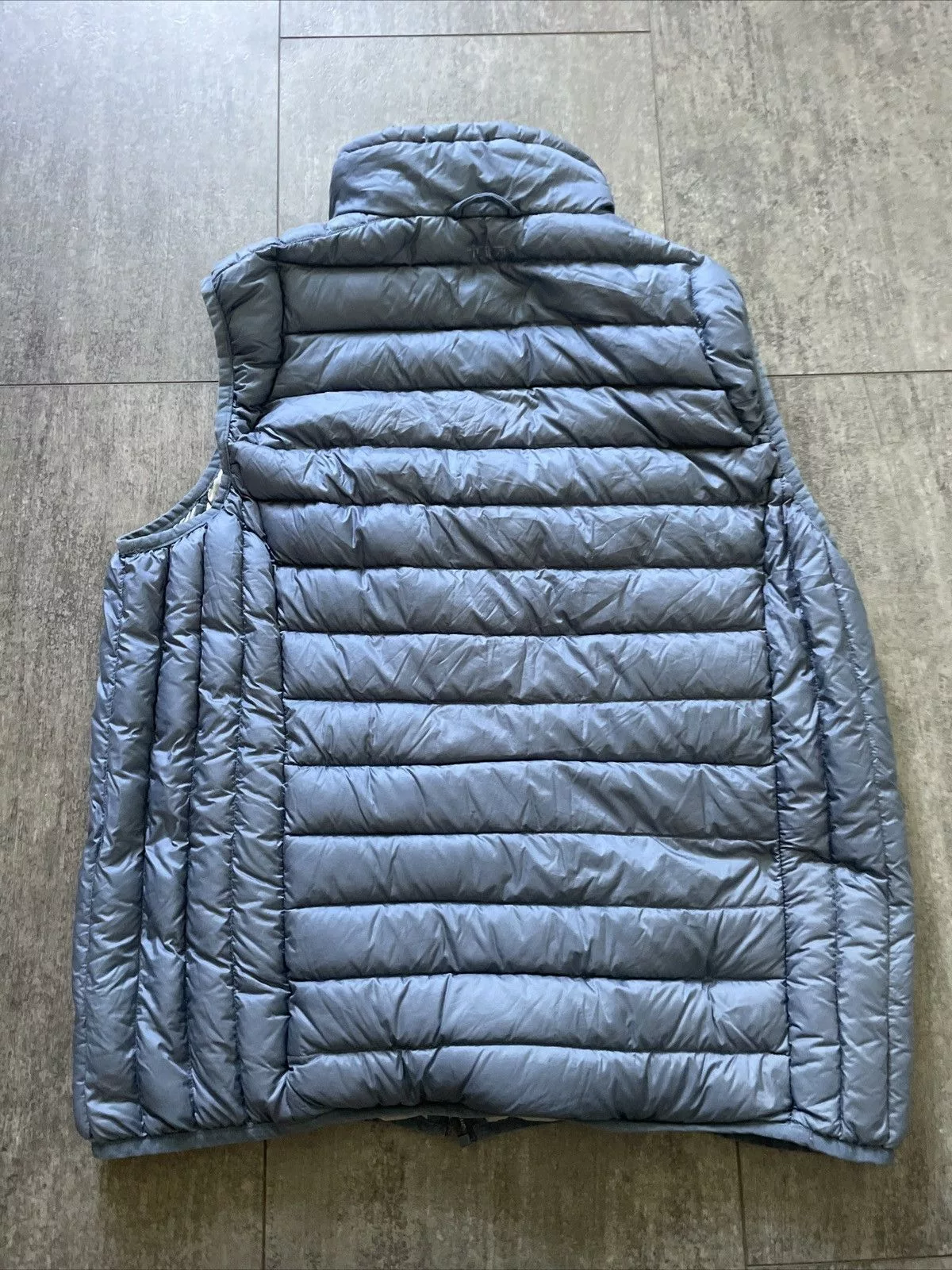 Tumi Vests Tumi Packable Pillow Full Zip Puffer Down Vest Blue