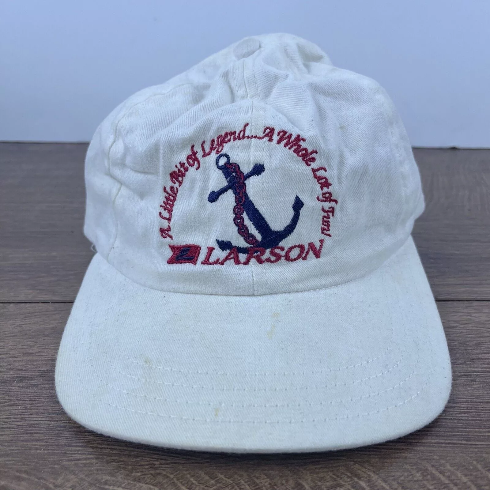 Other Hats Other Larson Hat Larson Adjustable Hat White Hat Adjustable White
